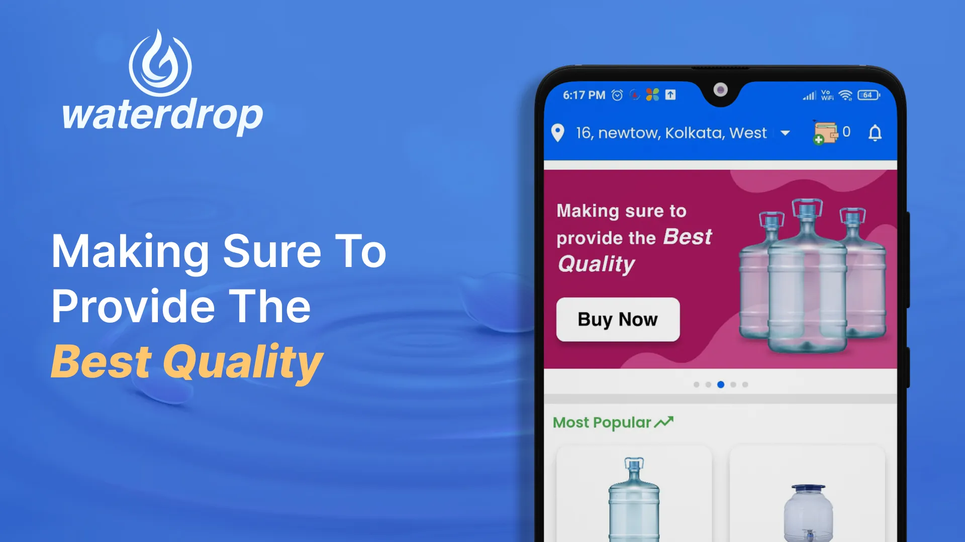 Waterdrop - Water Delivery App | Indus Appstore | Screenshot