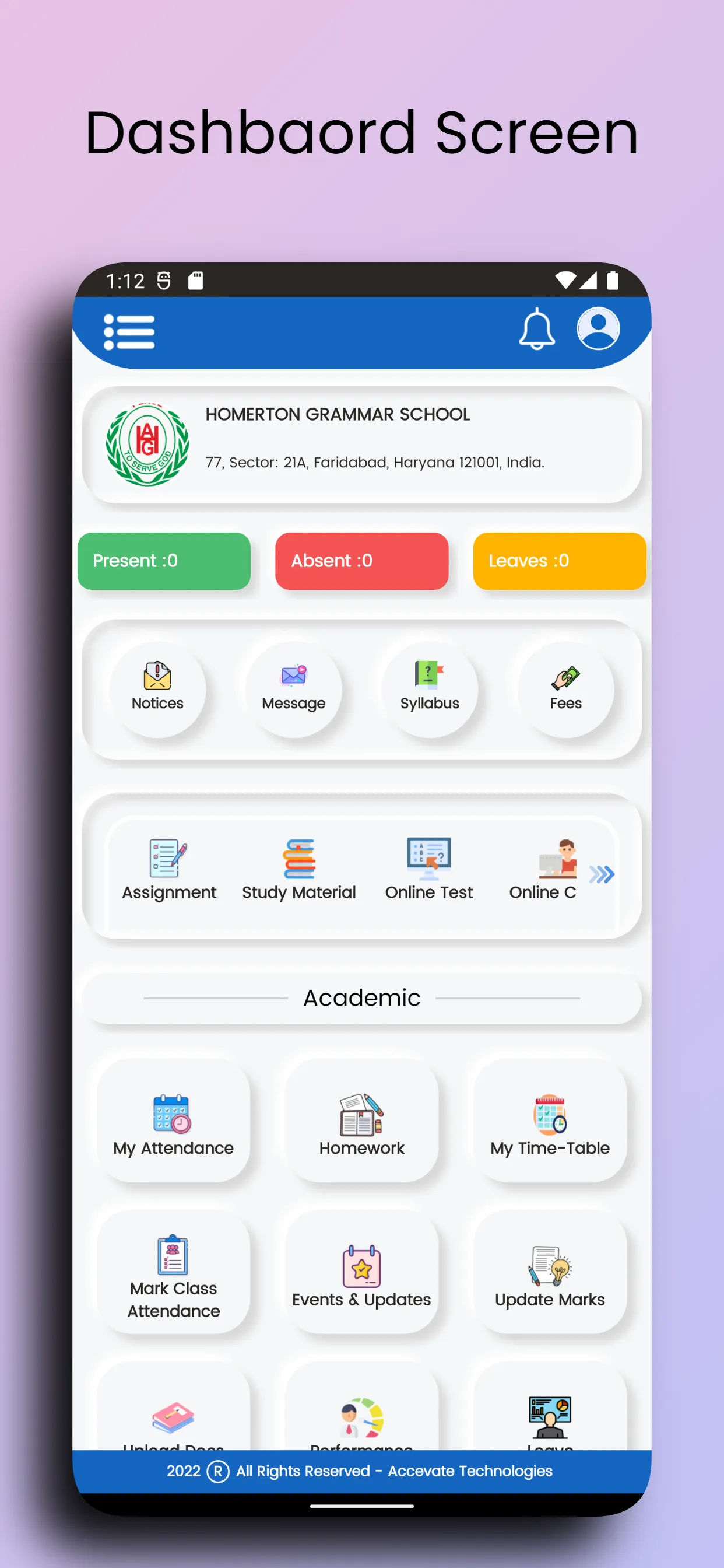 Accevate Teacher | Indus Appstore | Screenshot