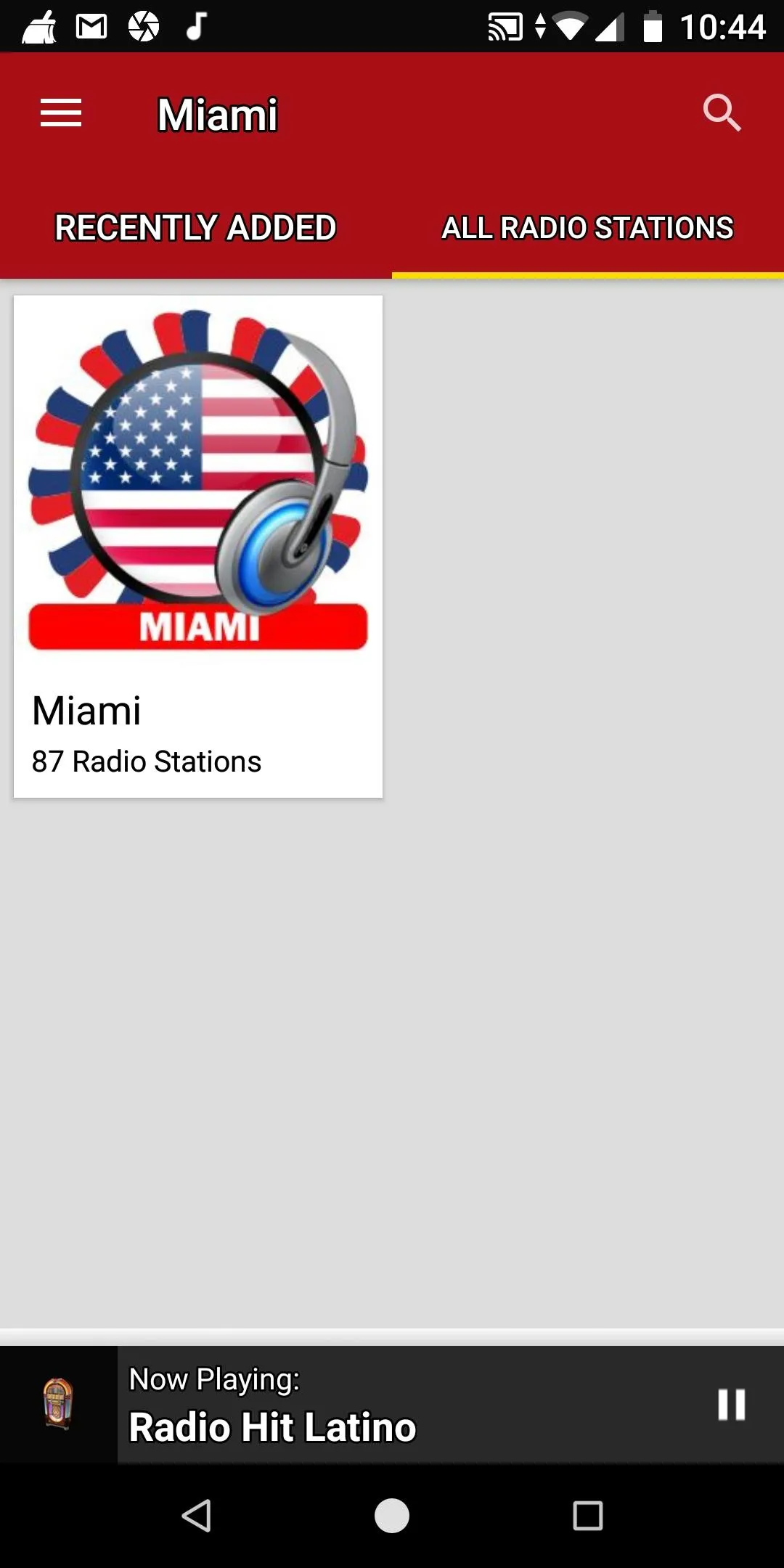 Miami Radio Stations - USA | Indus Appstore | Screenshot