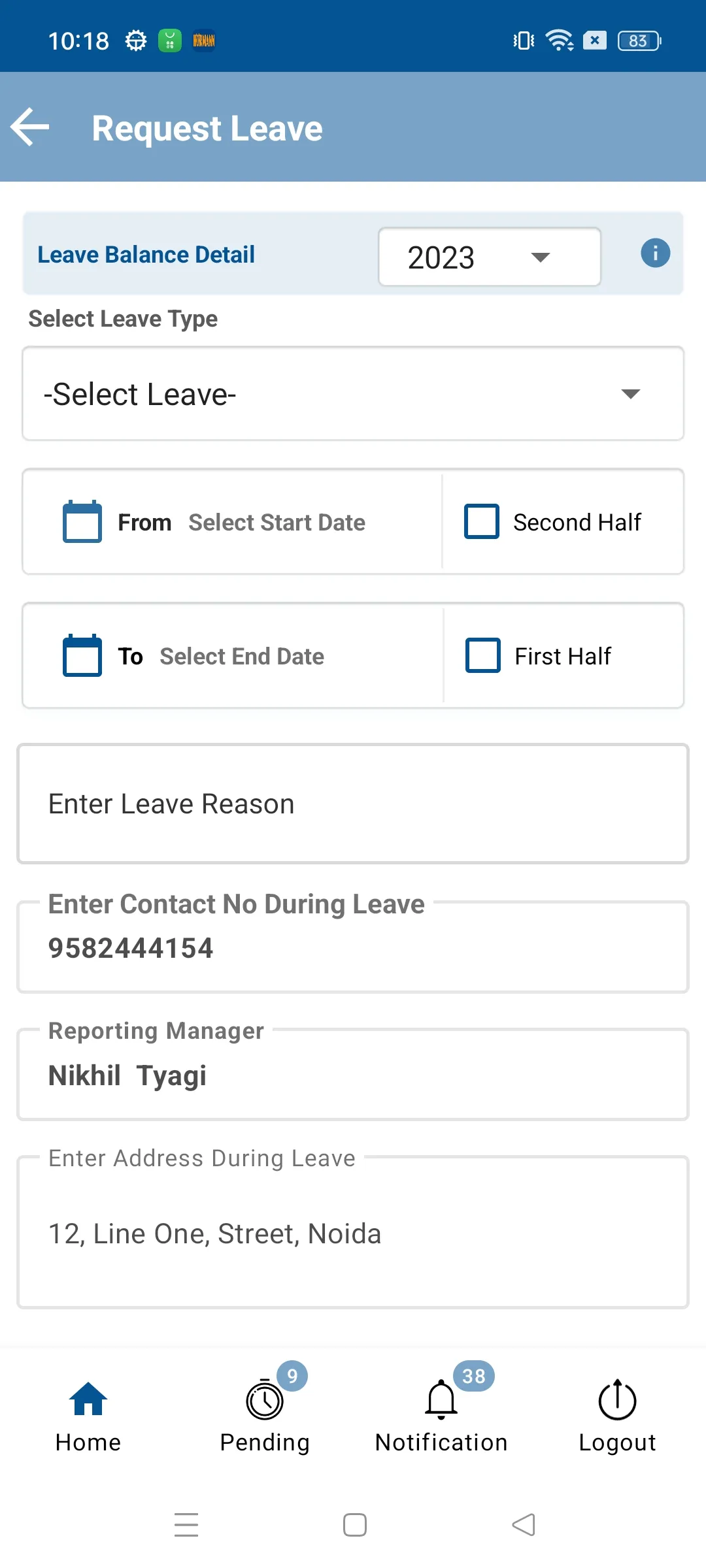 NACL HRMS | Indus Appstore | Screenshot