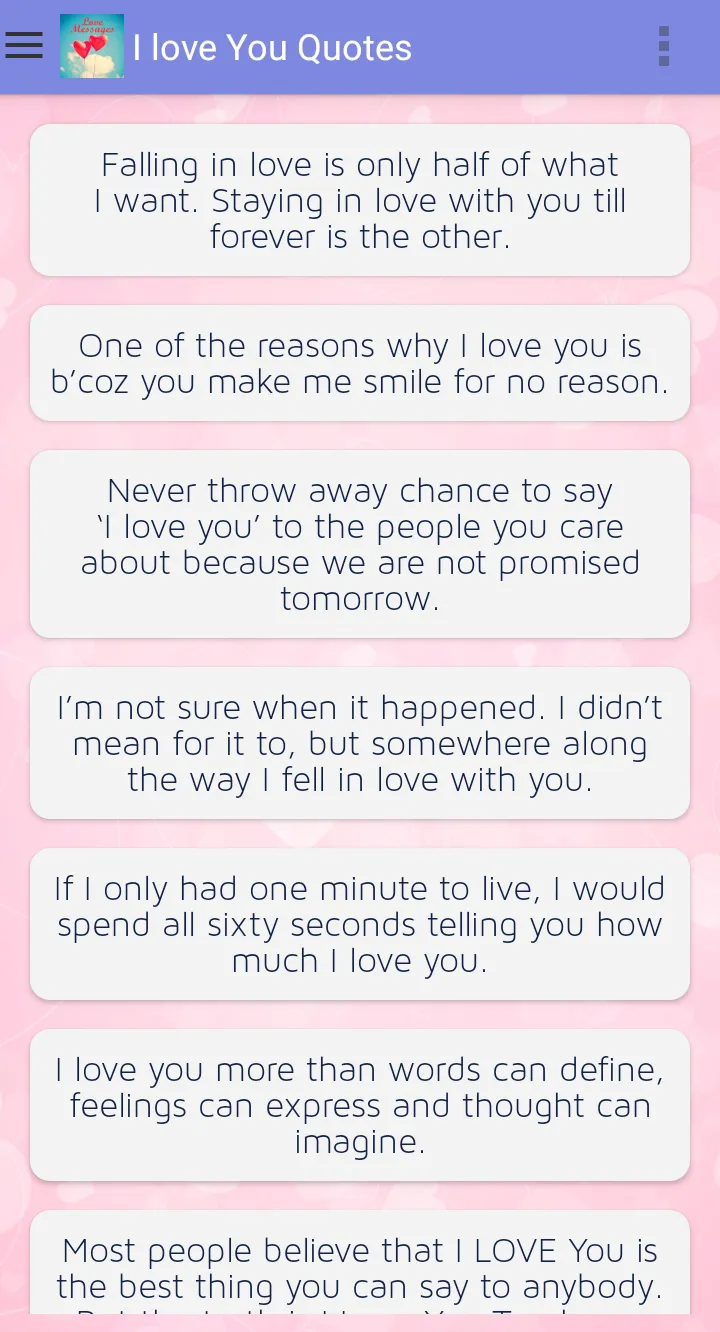 Love Messages | Indus Appstore | Screenshot