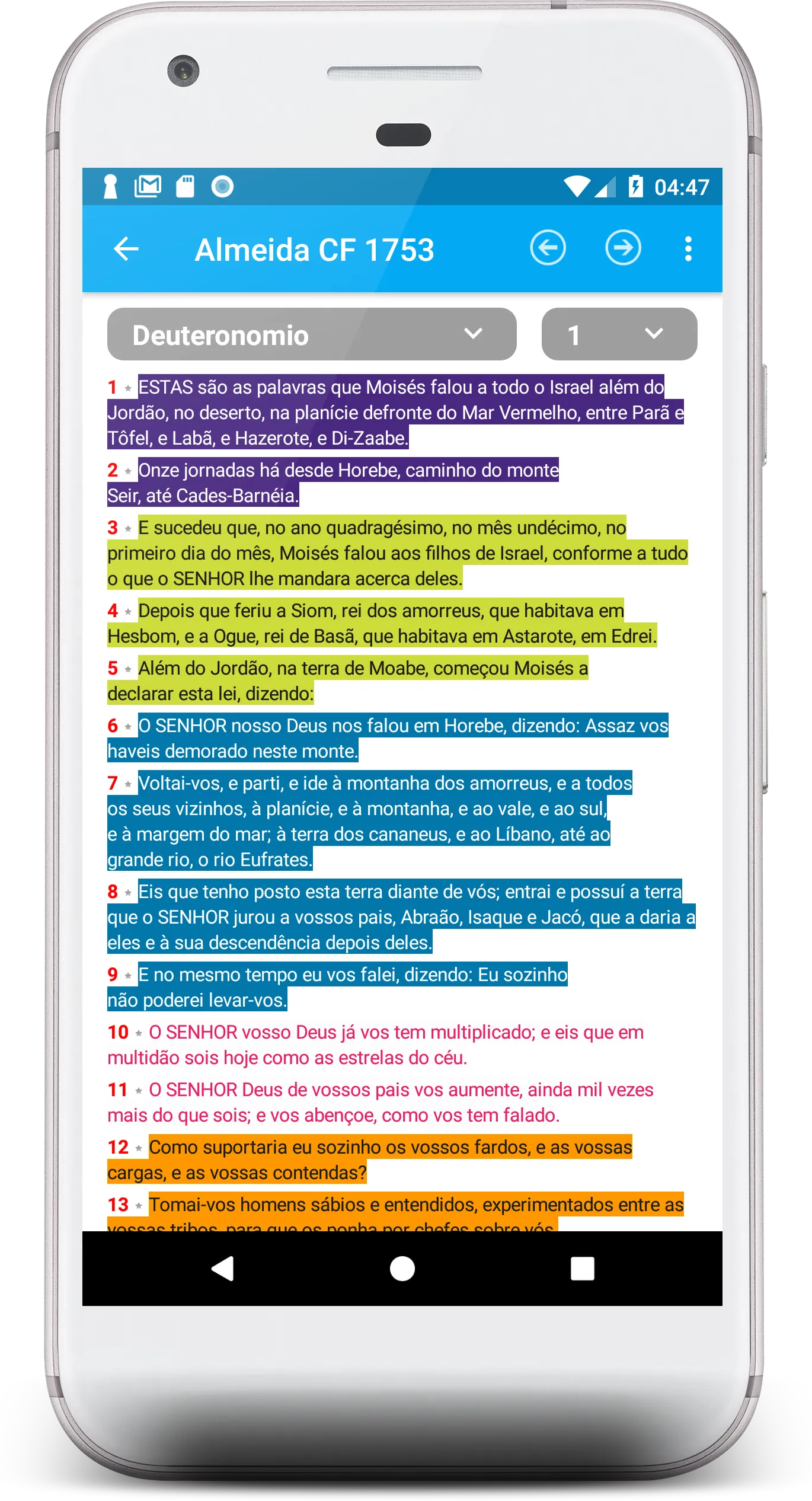 Bíblia Almeida Corrigida Fiel | Indus Appstore | Screenshot