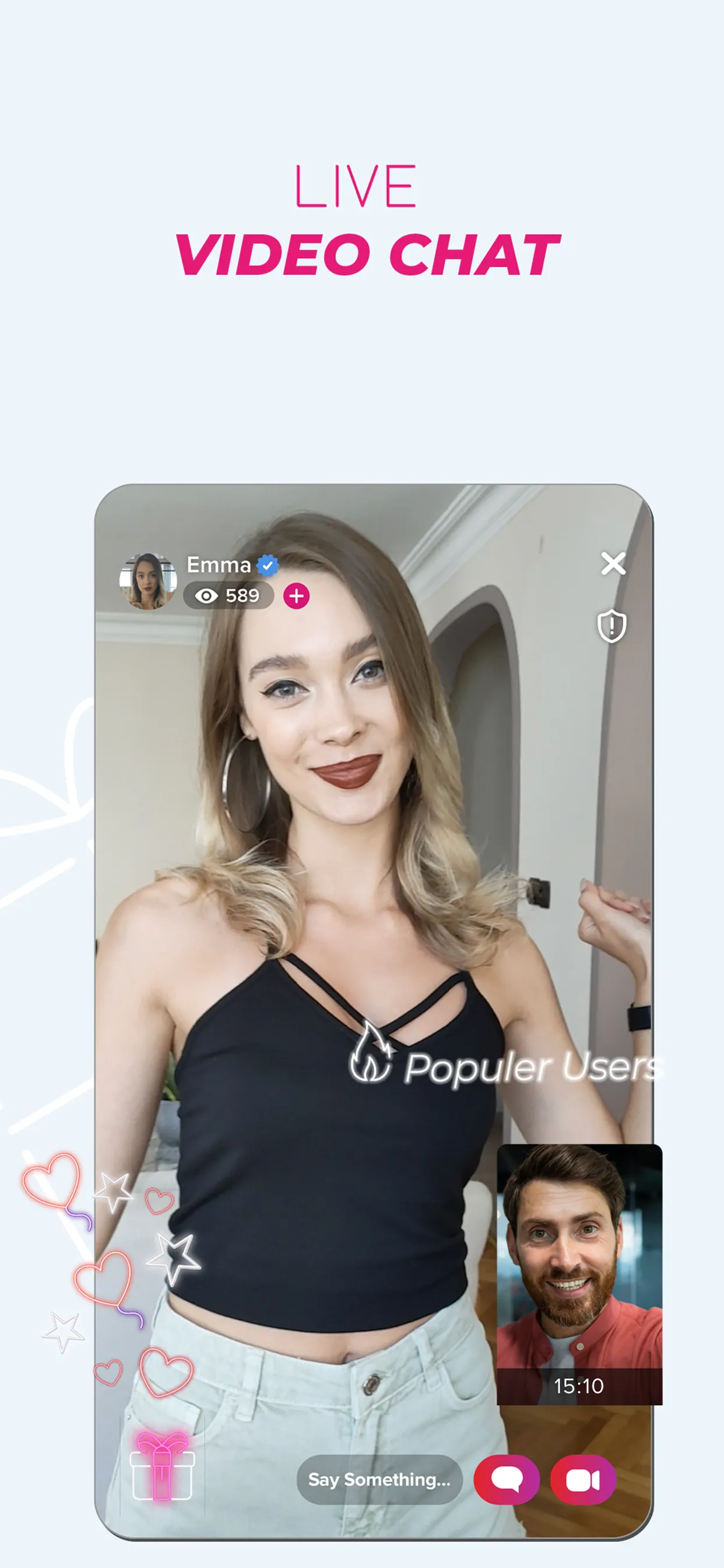 Cafe - Live video chat | Indus Appstore | Screenshot