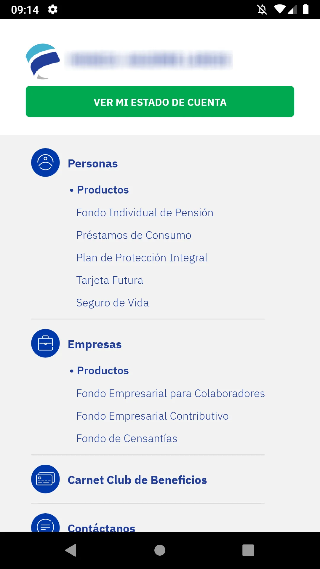 Ficohsa Pensiones y Cesantías | Indus Appstore | Screenshot