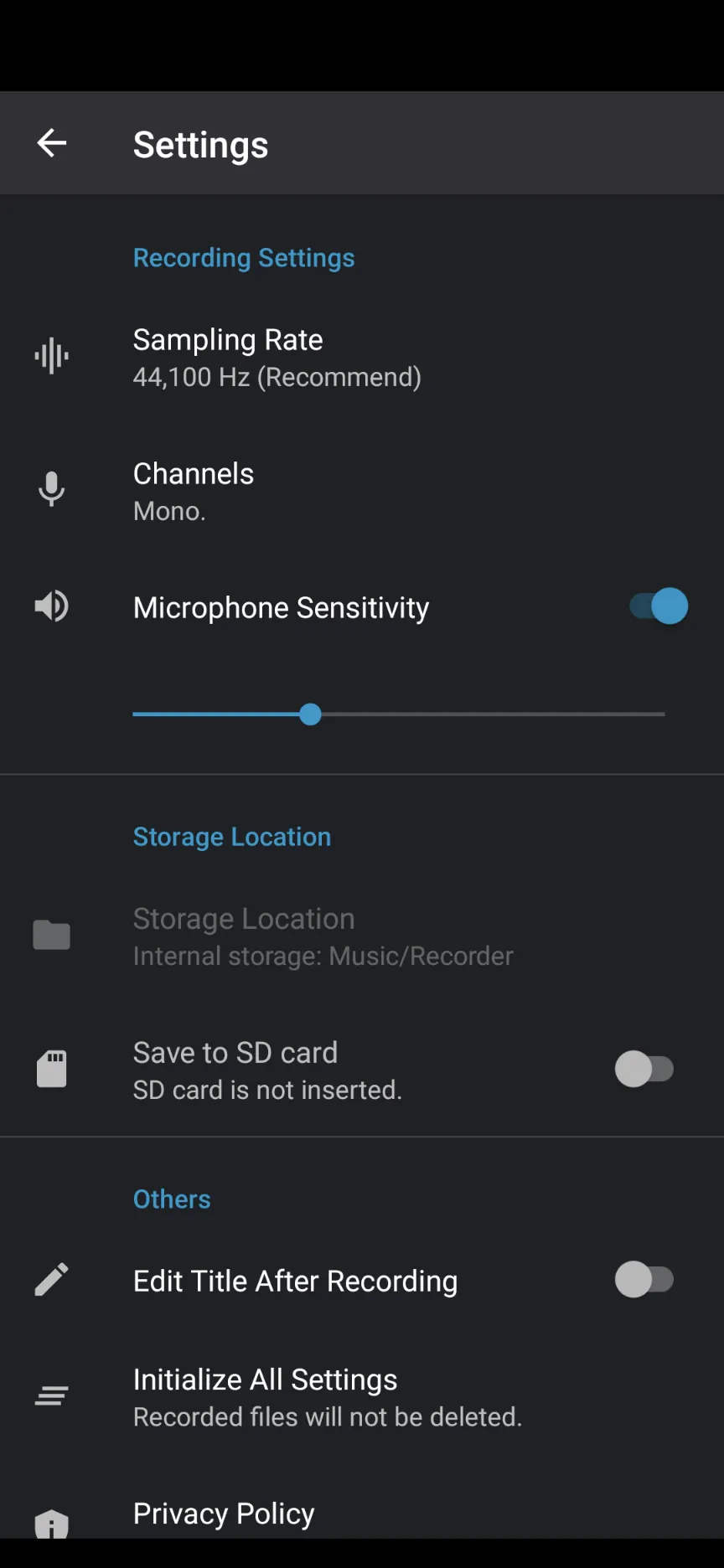 PCM Recorder | Indus Appstore | Screenshot