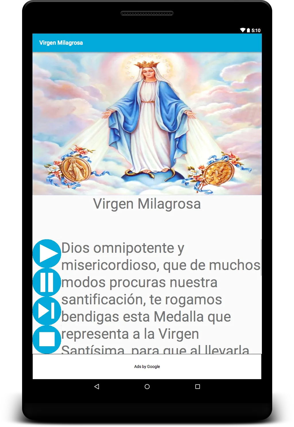 Virgen Milagrosa | Indus Appstore | Screenshot