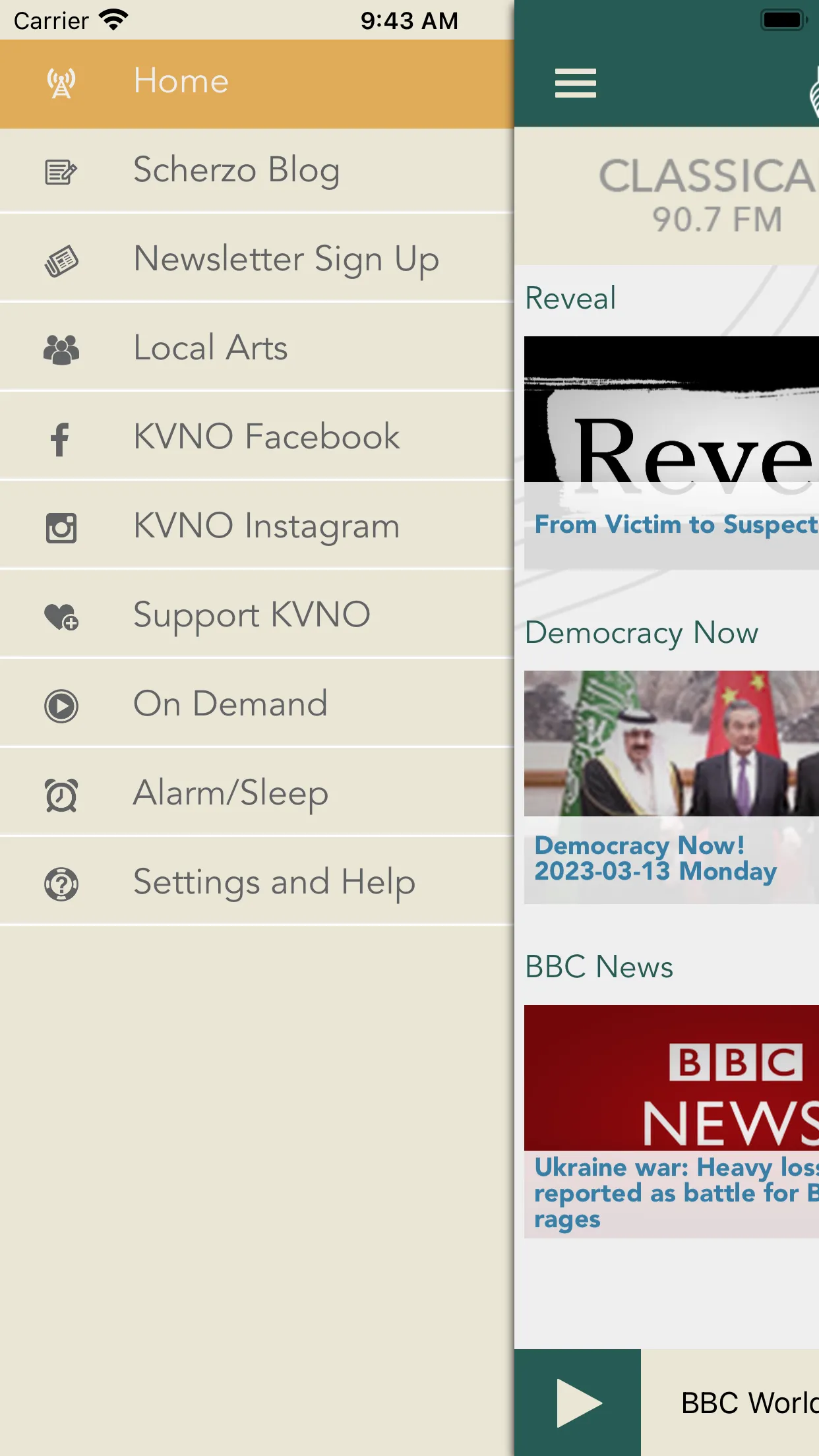 KVNO Public Radio App | Indus Appstore | Screenshot