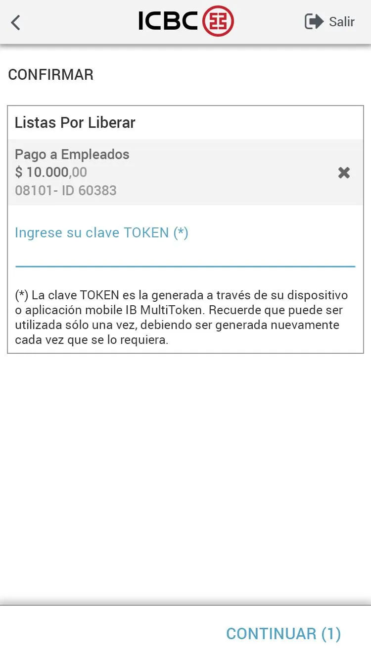 ICBC Multipay (Argentina) | Indus Appstore | Screenshot