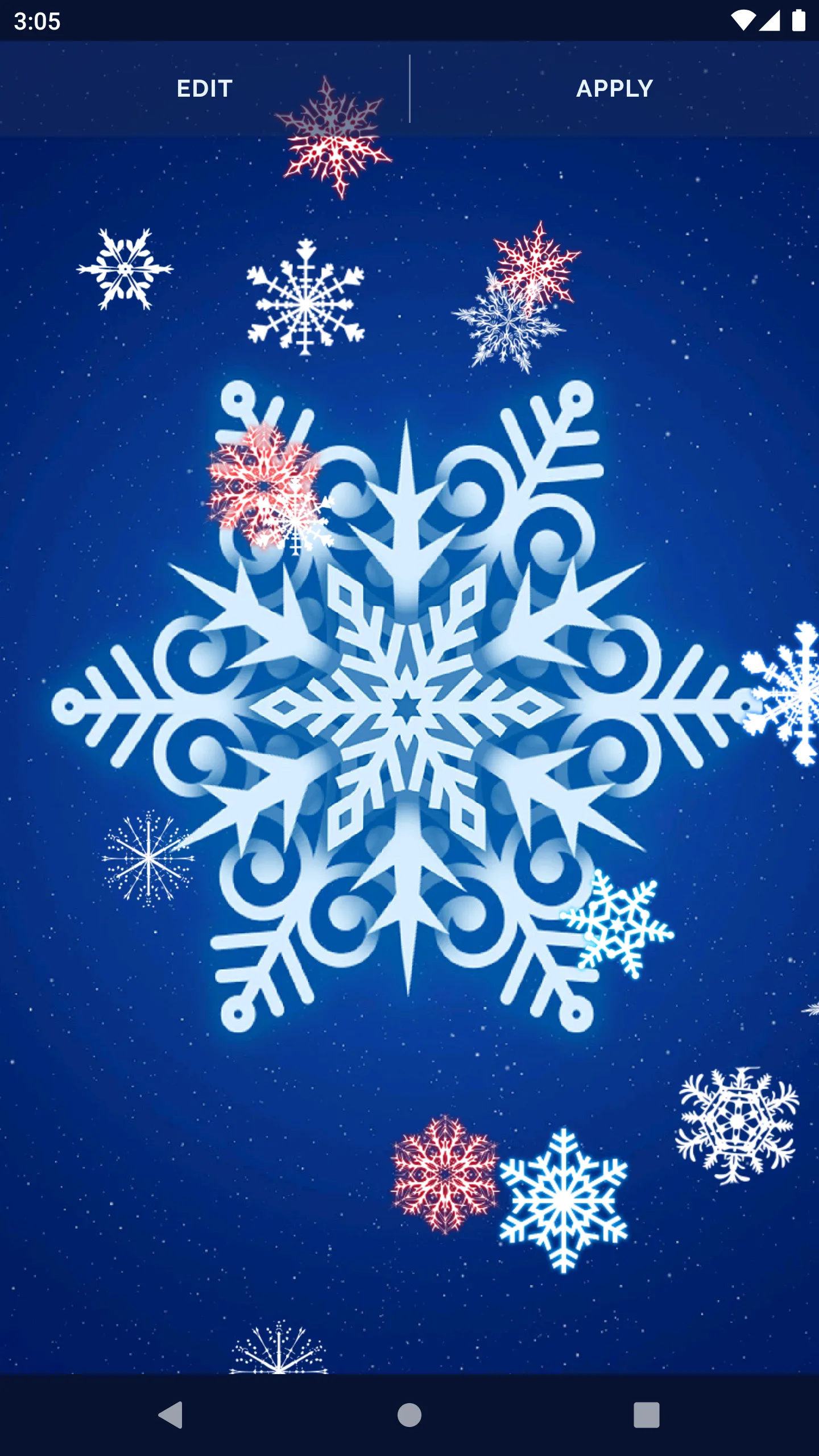 Snowfall Live Wallpaper | Indus Appstore | Screenshot