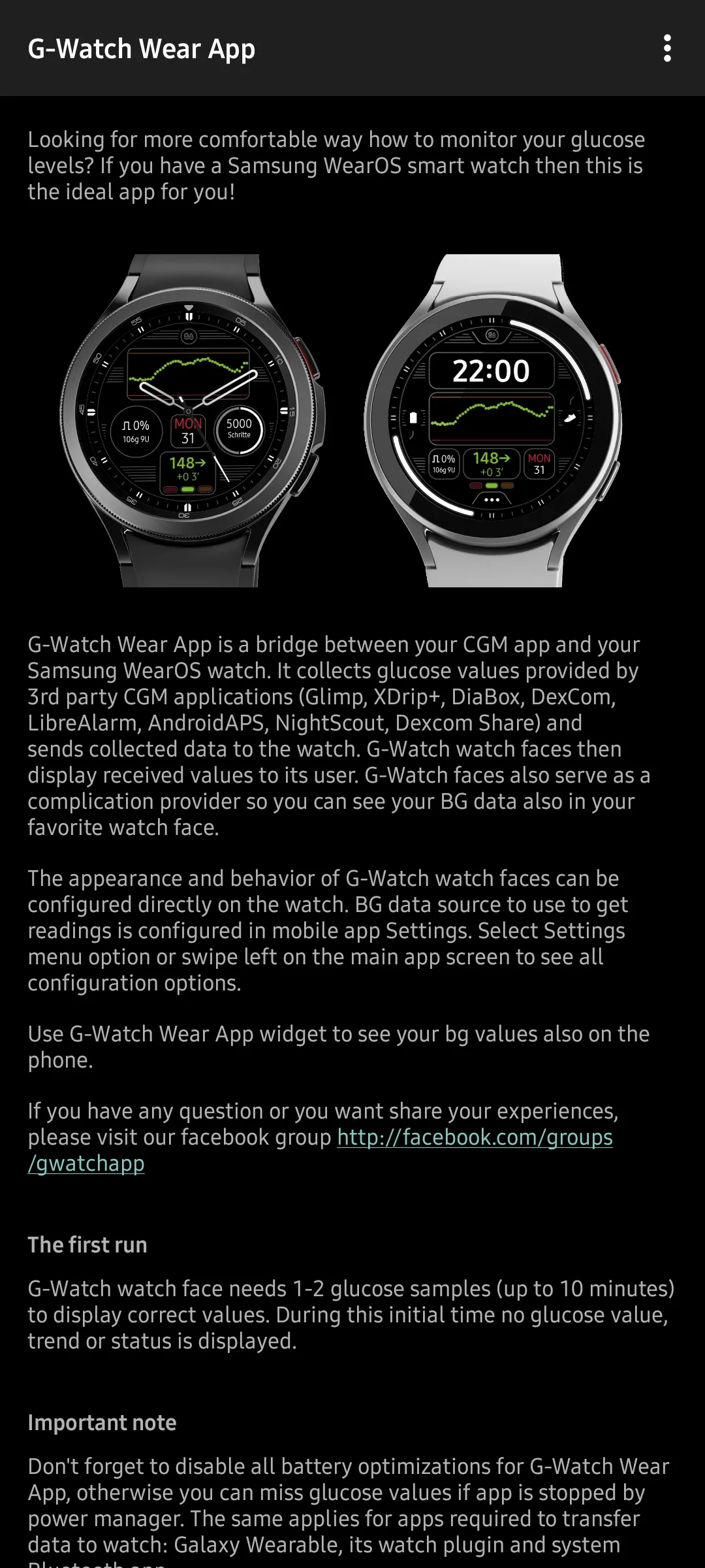 G-Watch Wear App | Indus Appstore | Screenshot