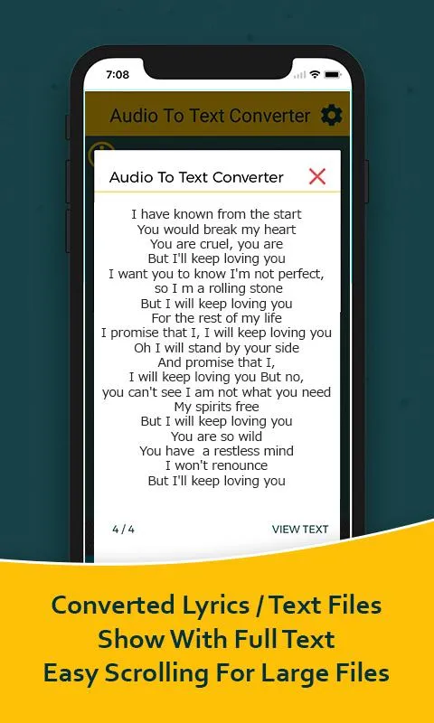 Audio To Text Converter App | Indus Appstore | Screenshot