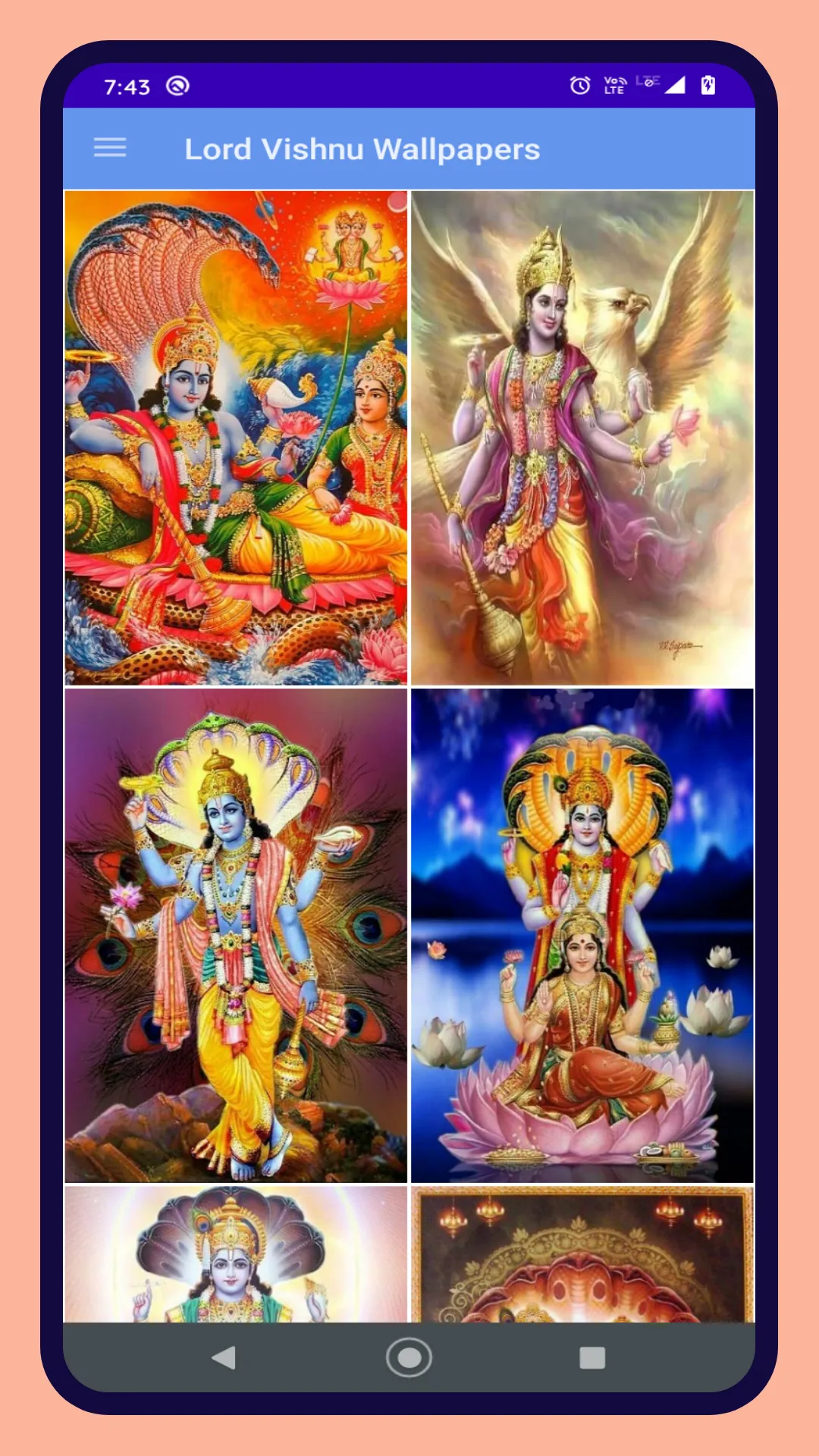 Lord Vishnu Wallpapers | Indus Appstore | Screenshot