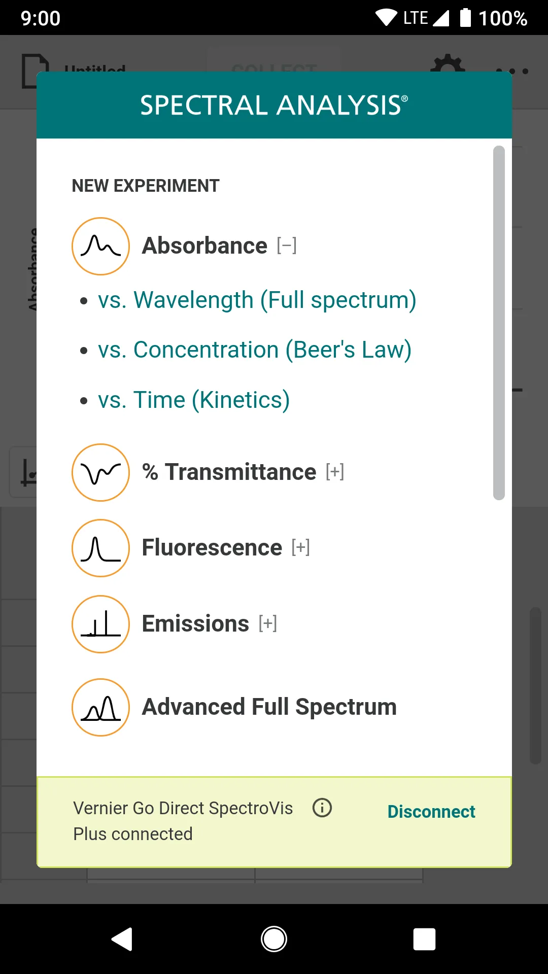 Vernier Spectral Analysis | Indus Appstore | Screenshot