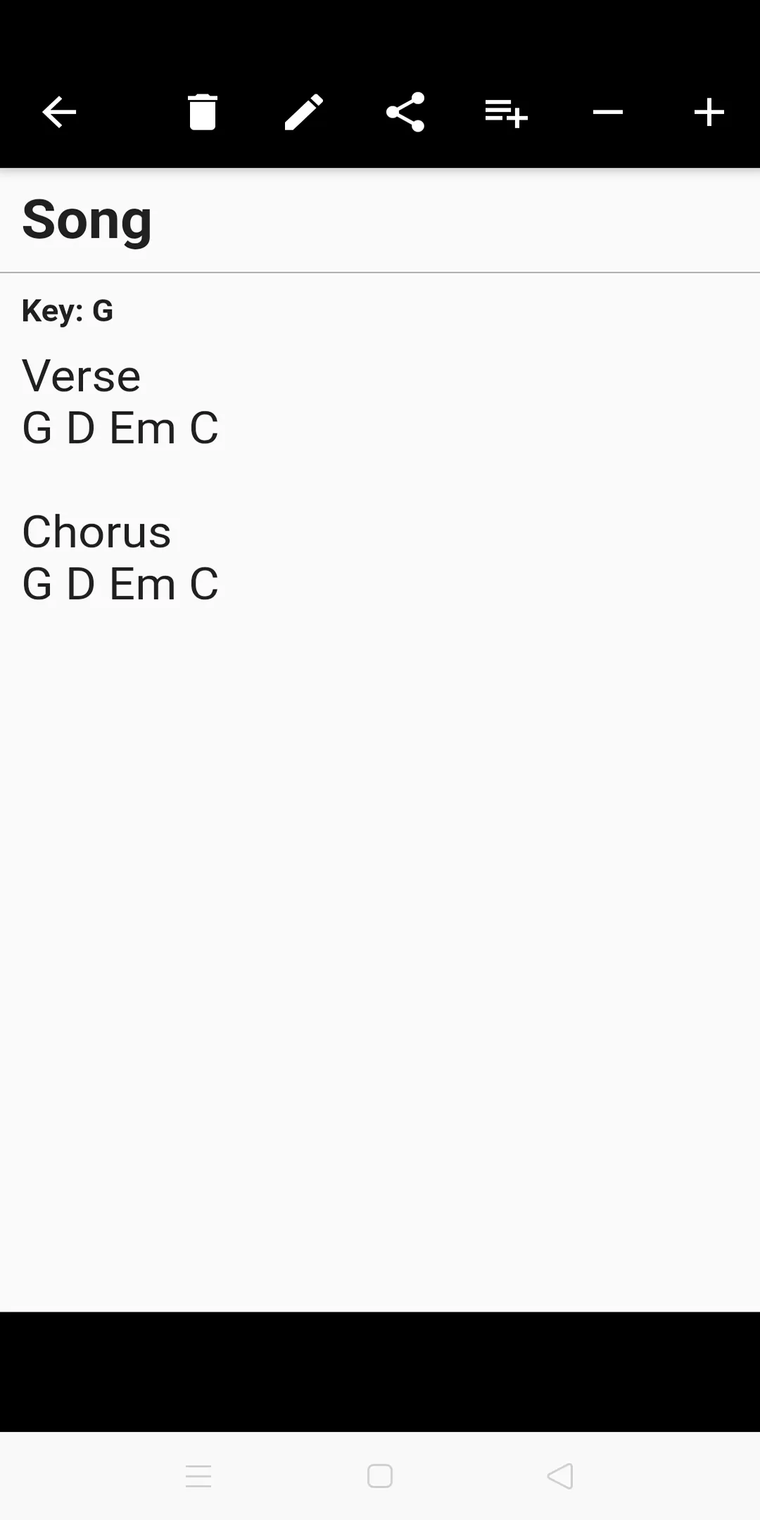 Kordz: Chord Transposer | Indus Appstore | Screenshot