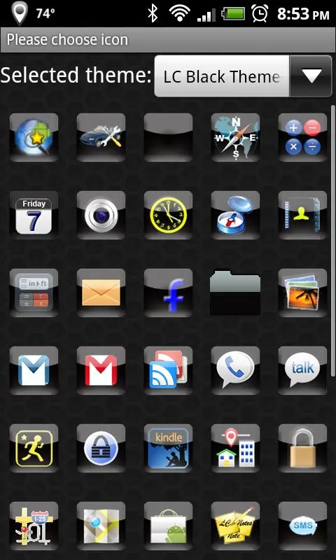 LC Black Theme | Indus Appstore | Screenshot