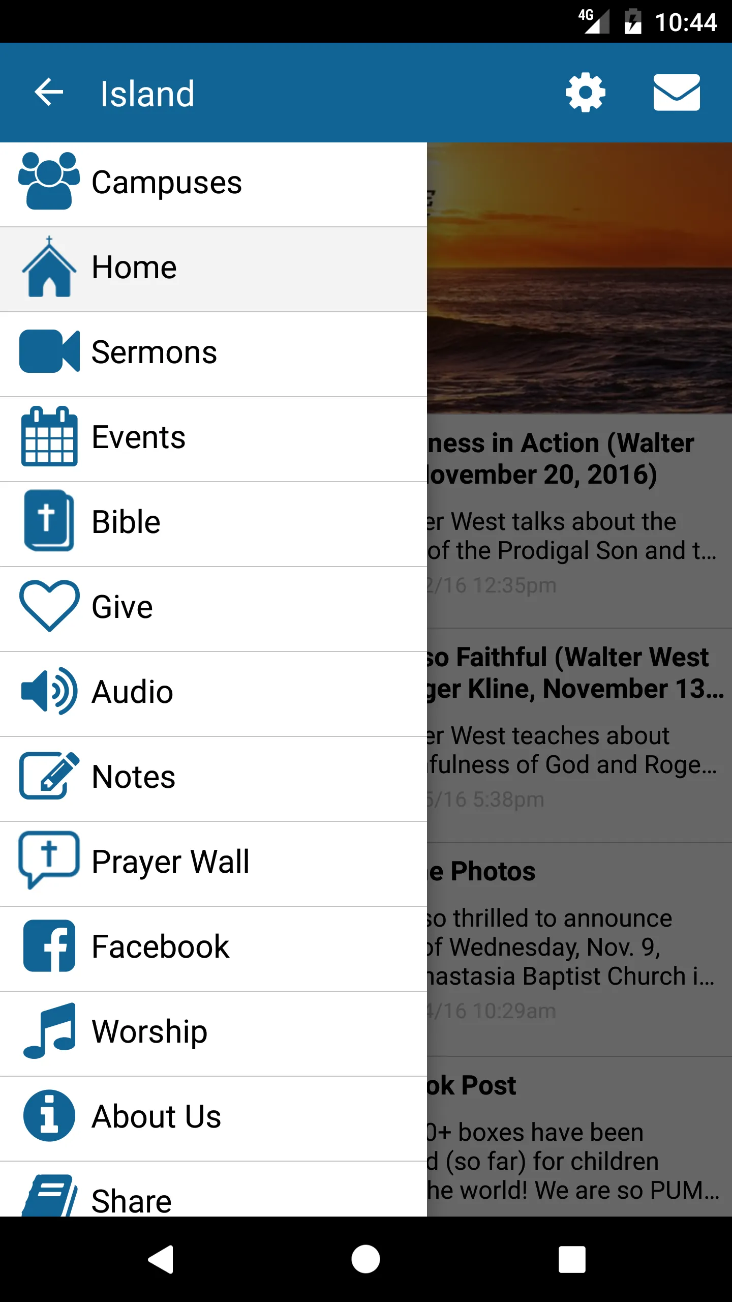 Anastasia Baptist Church | Indus Appstore | Screenshot