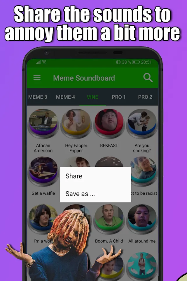 Meme and Vine Soundboard 2022 | Indus Appstore | Screenshot