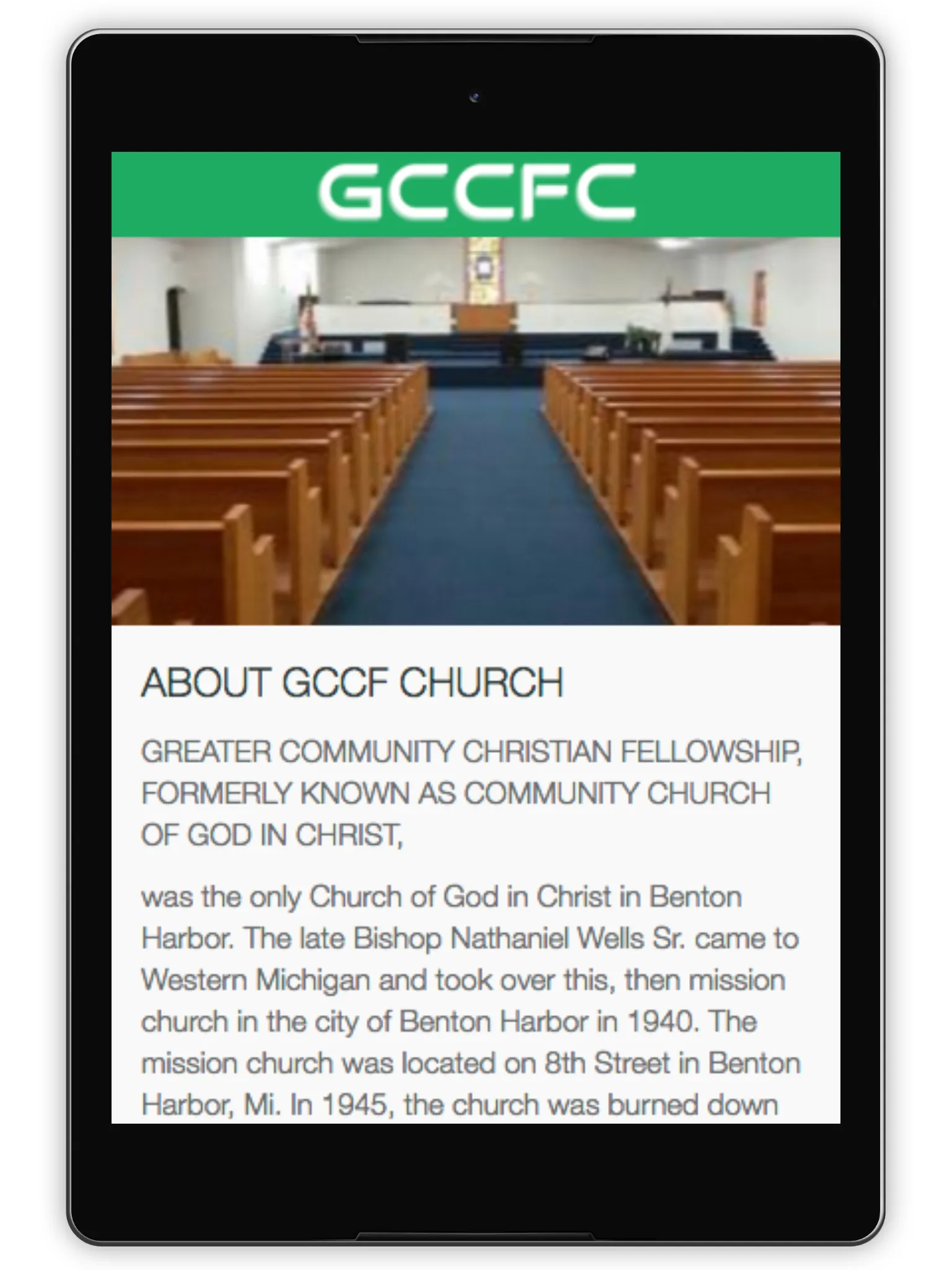 GCCF Church | Indus Appstore | Screenshot