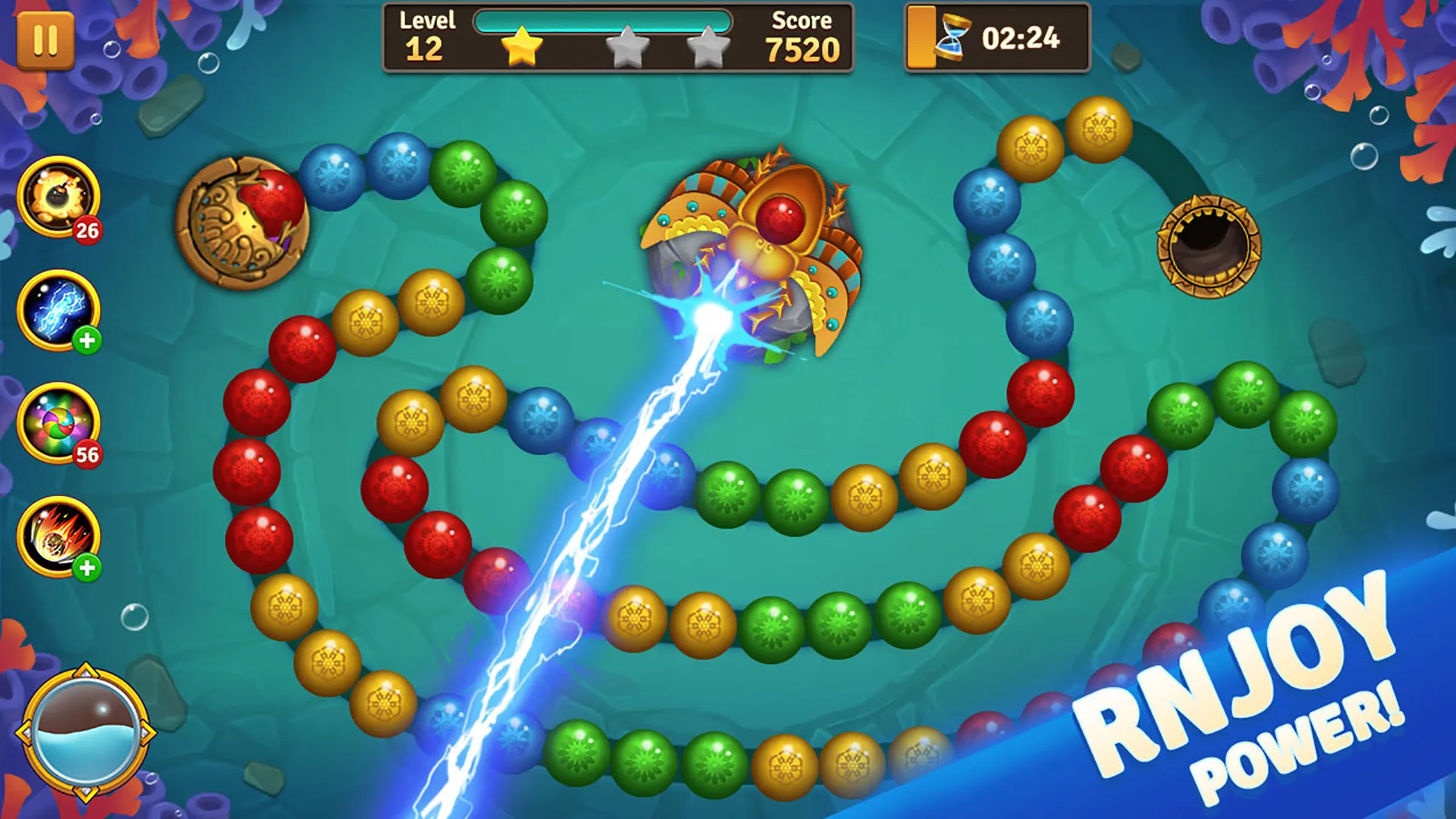 Jungle Marble Blast | Indus Appstore | Screenshot