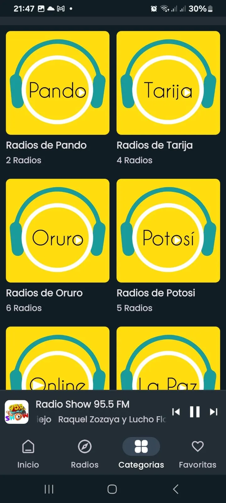 Radios Online Bolivia 2024 | Indus Appstore | Screenshot