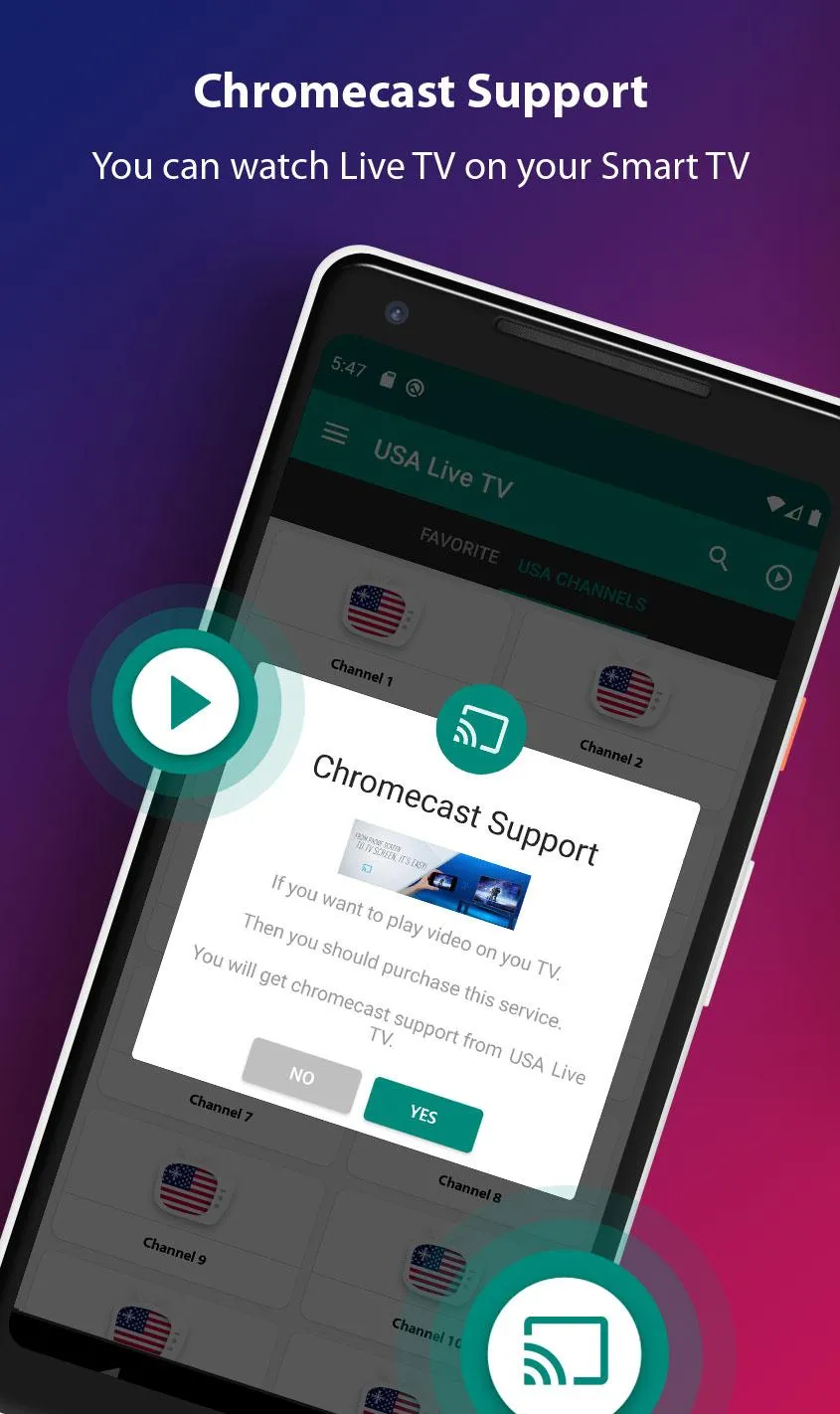 USA - Live TV (Entertainment) | Indus Appstore | Screenshot