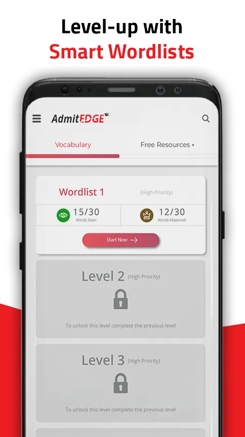 AdmitEDGE WordBot: GRE Vocab | Indus Appstore | Screenshot