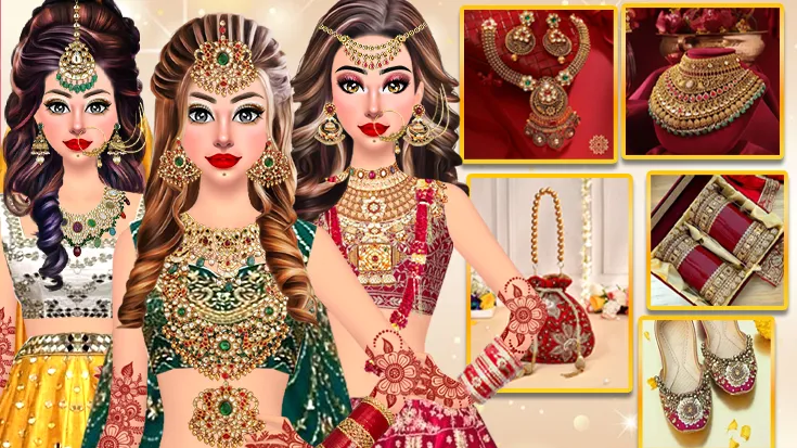 Indian Bridal Dress Up Games | Indus Appstore | Screenshot