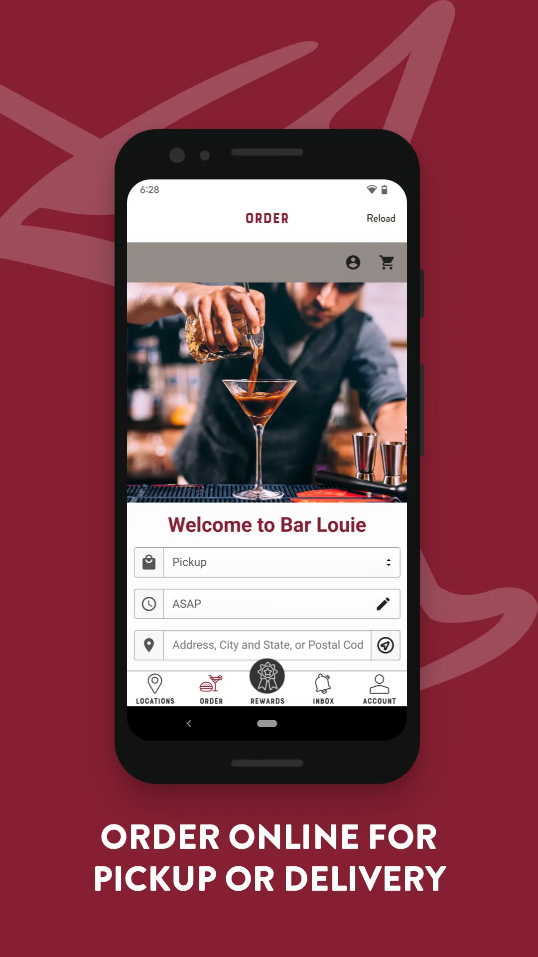 Bar Louie Rewards | Indus Appstore | Screenshot