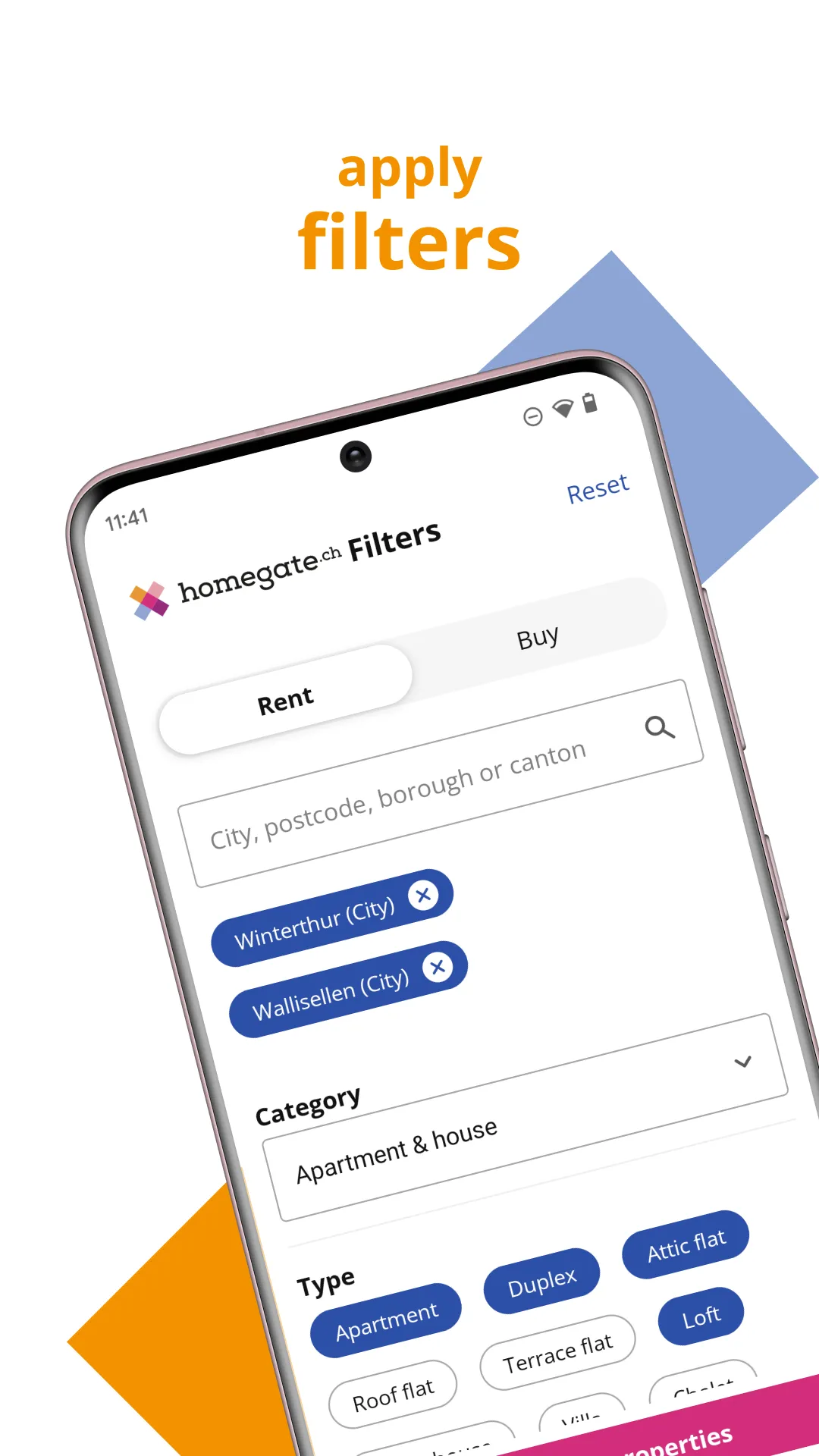 Homegate - Real estate | Indus Appstore | Screenshot