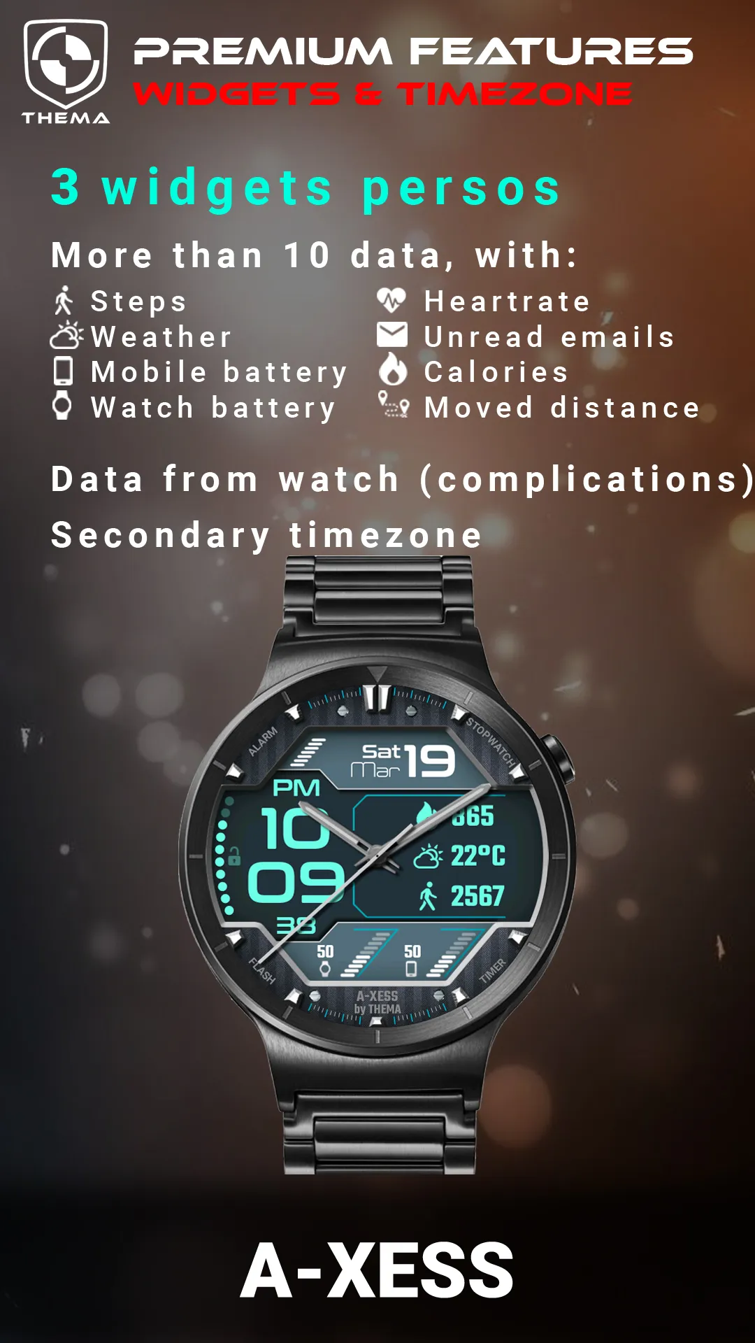 A-Xess Watch Face | Indus Appstore | Screenshot