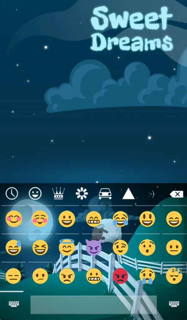 Sweet Dreams Animated Keyboard | Indus Appstore | Screenshot