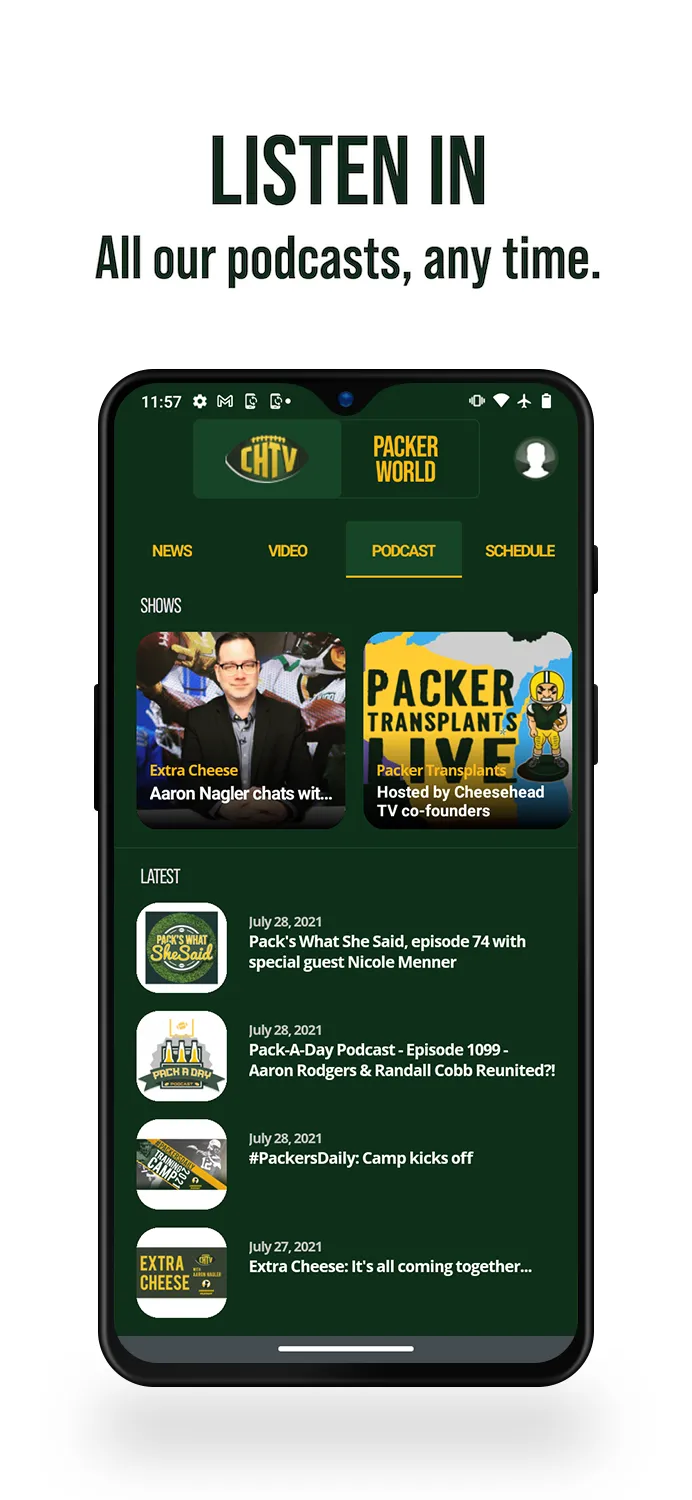 Cheesehead TV | Indus Appstore | Screenshot