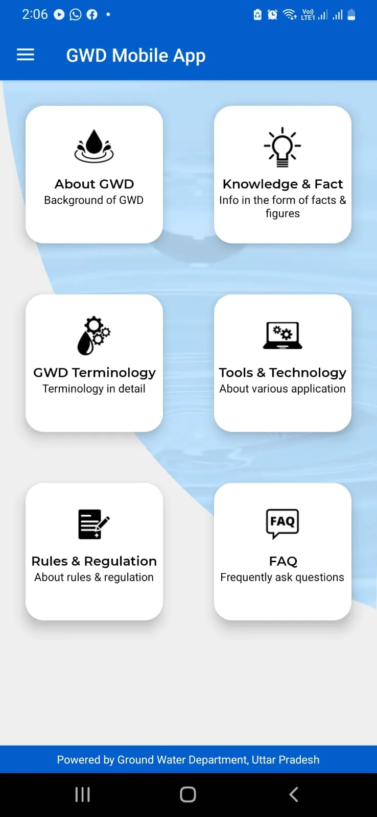 Ground Water Information, U.P | Indus Appstore | Screenshot