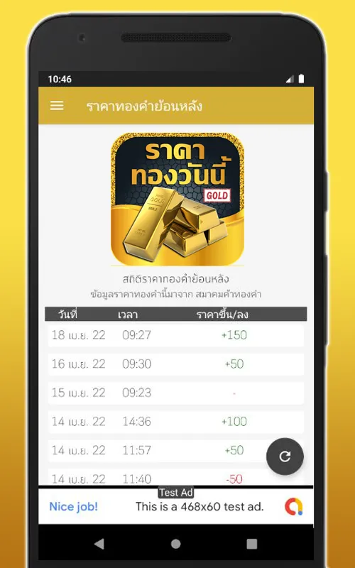 ราคาทองคำวันนี้ เช็คราคาทอง | Indus Appstore | Screenshot