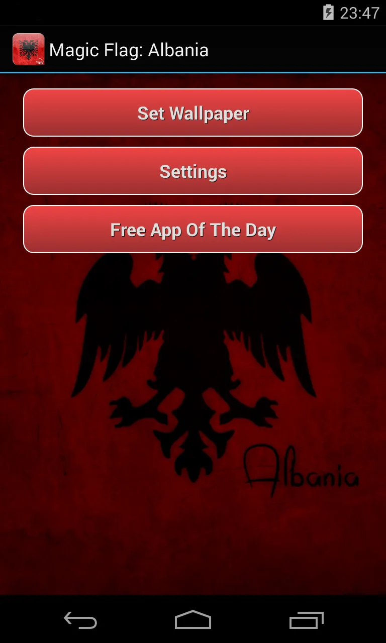 Flag of Albania Wallpapers | Indus Appstore | Screenshot