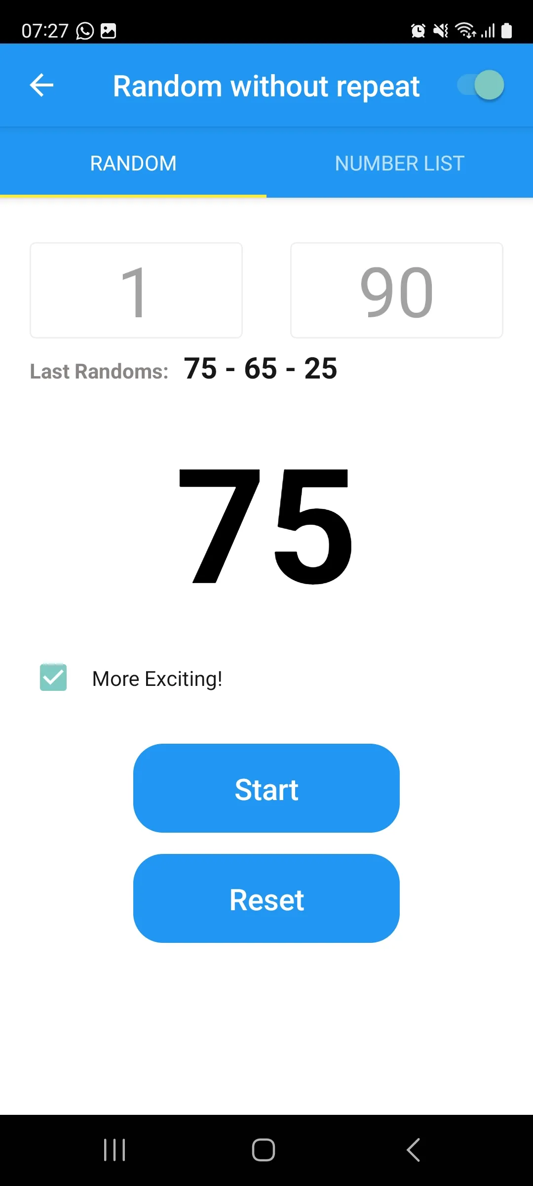 Random Number Generator | Indus Appstore | Screenshot