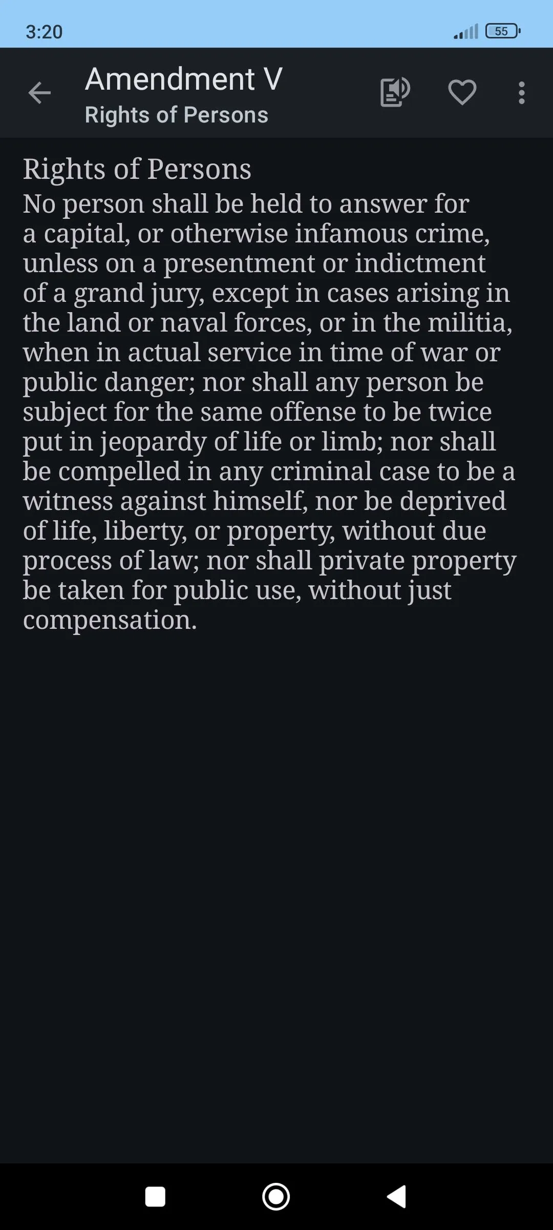 US Constitution | Indus Appstore | Screenshot