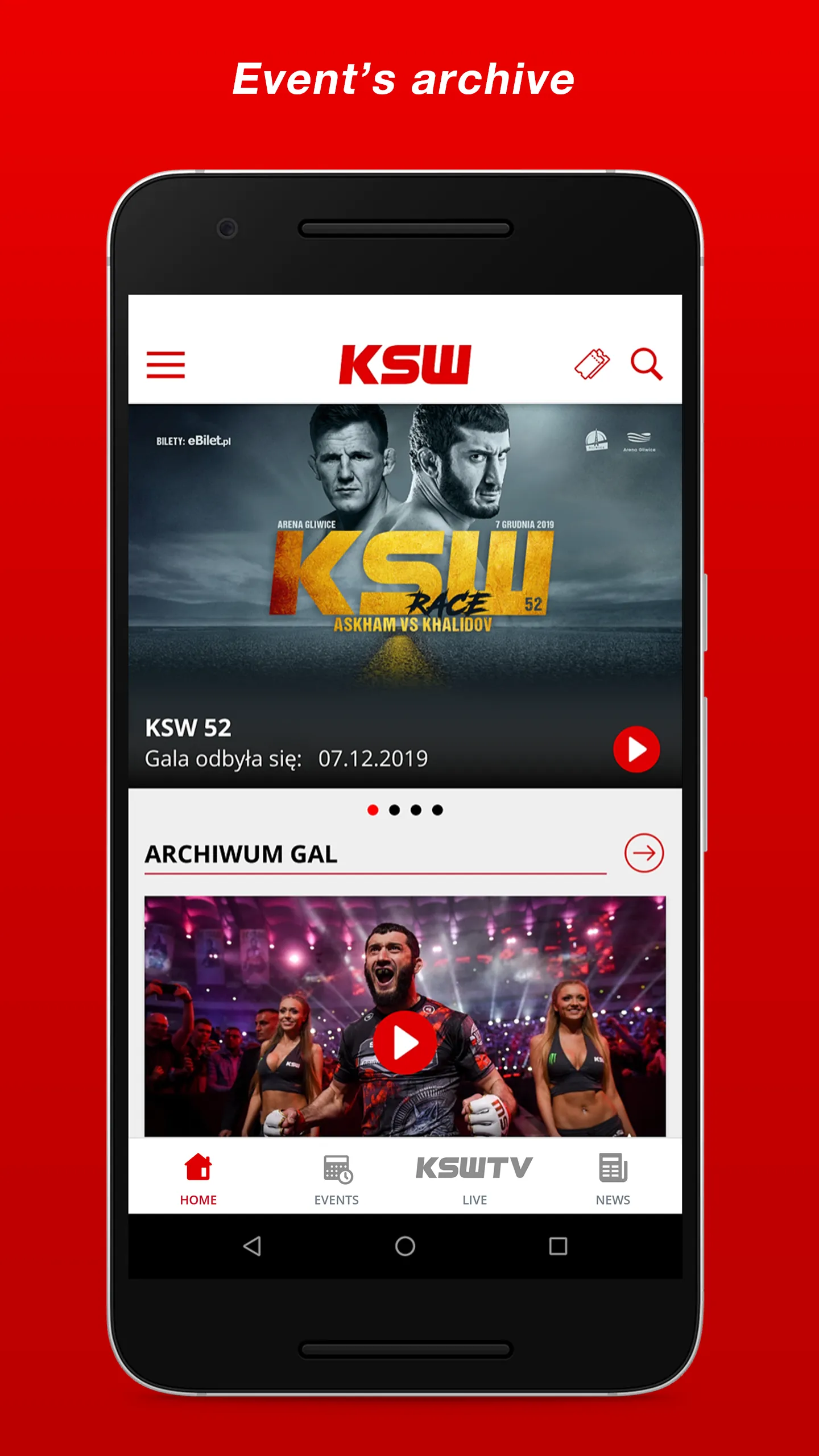 KSW | Indus Appstore | Screenshot