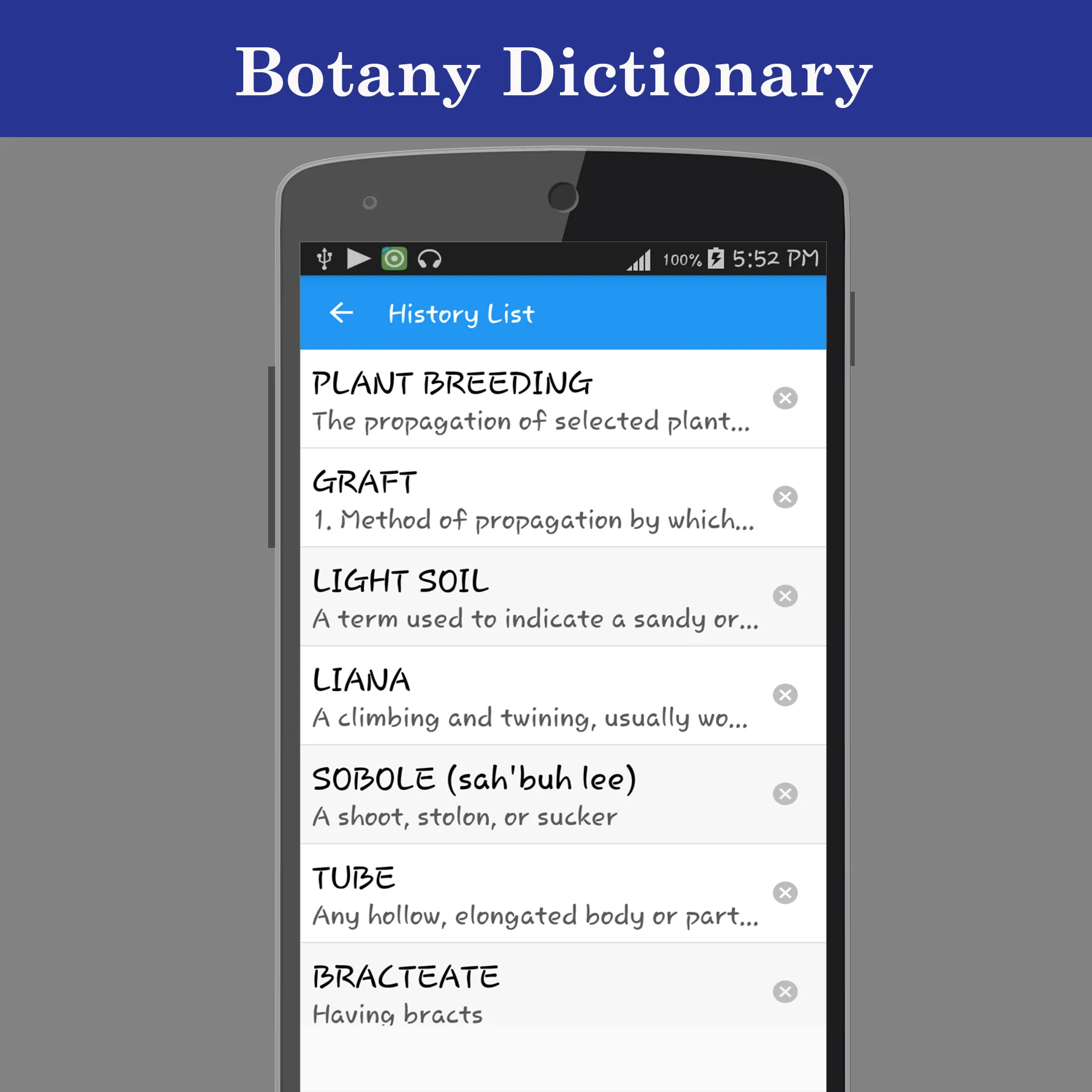 Botany Dictionary | Indus Appstore | Screenshot