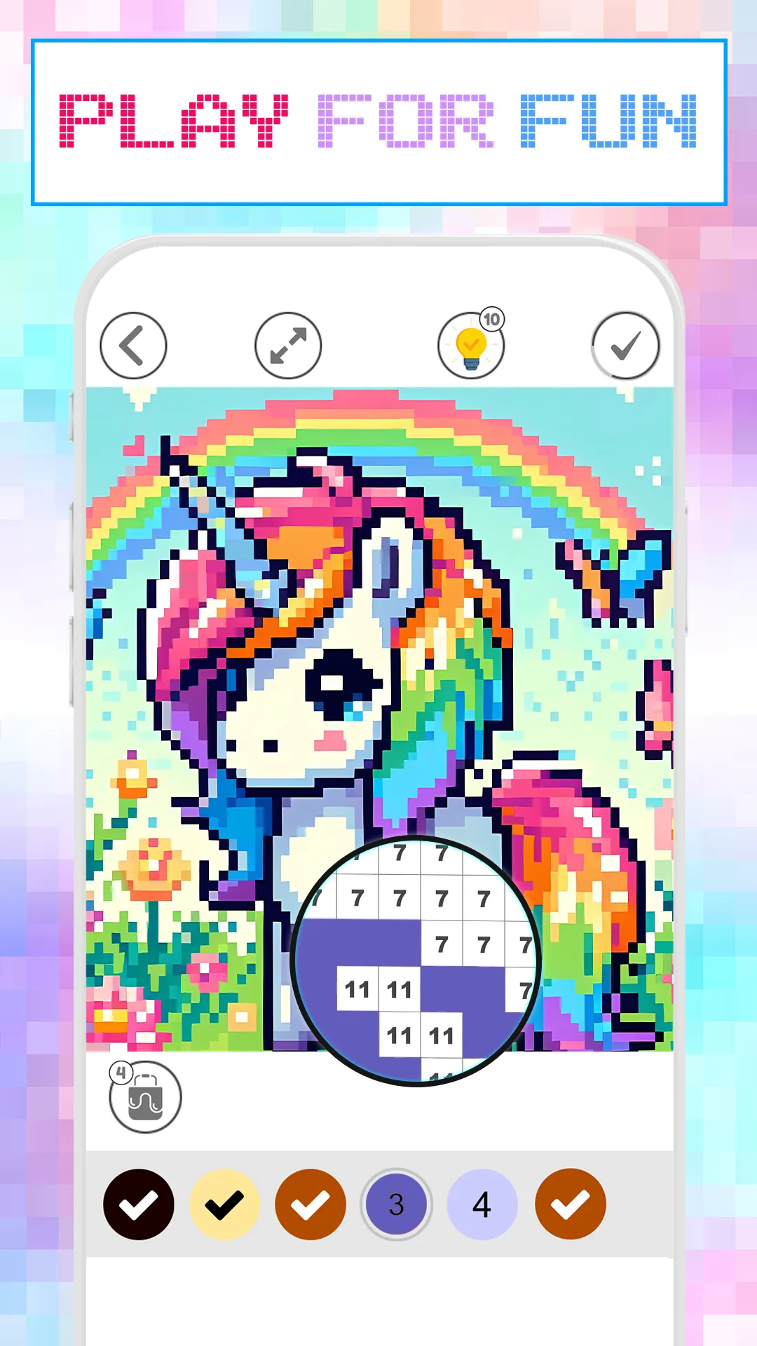 Pixel Art Book Paint By Number | Indus Appstore | Screenshot