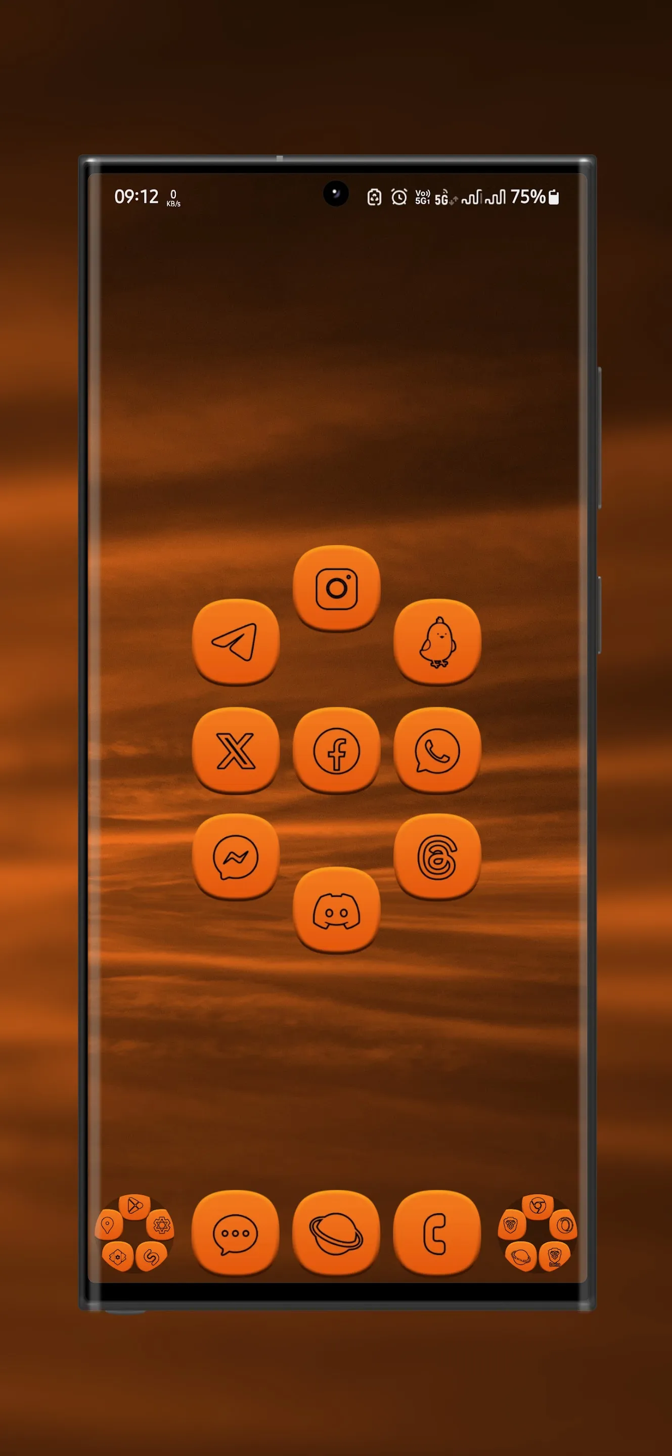 Saffron India Icon Pack | Indus Appstore | Screenshot