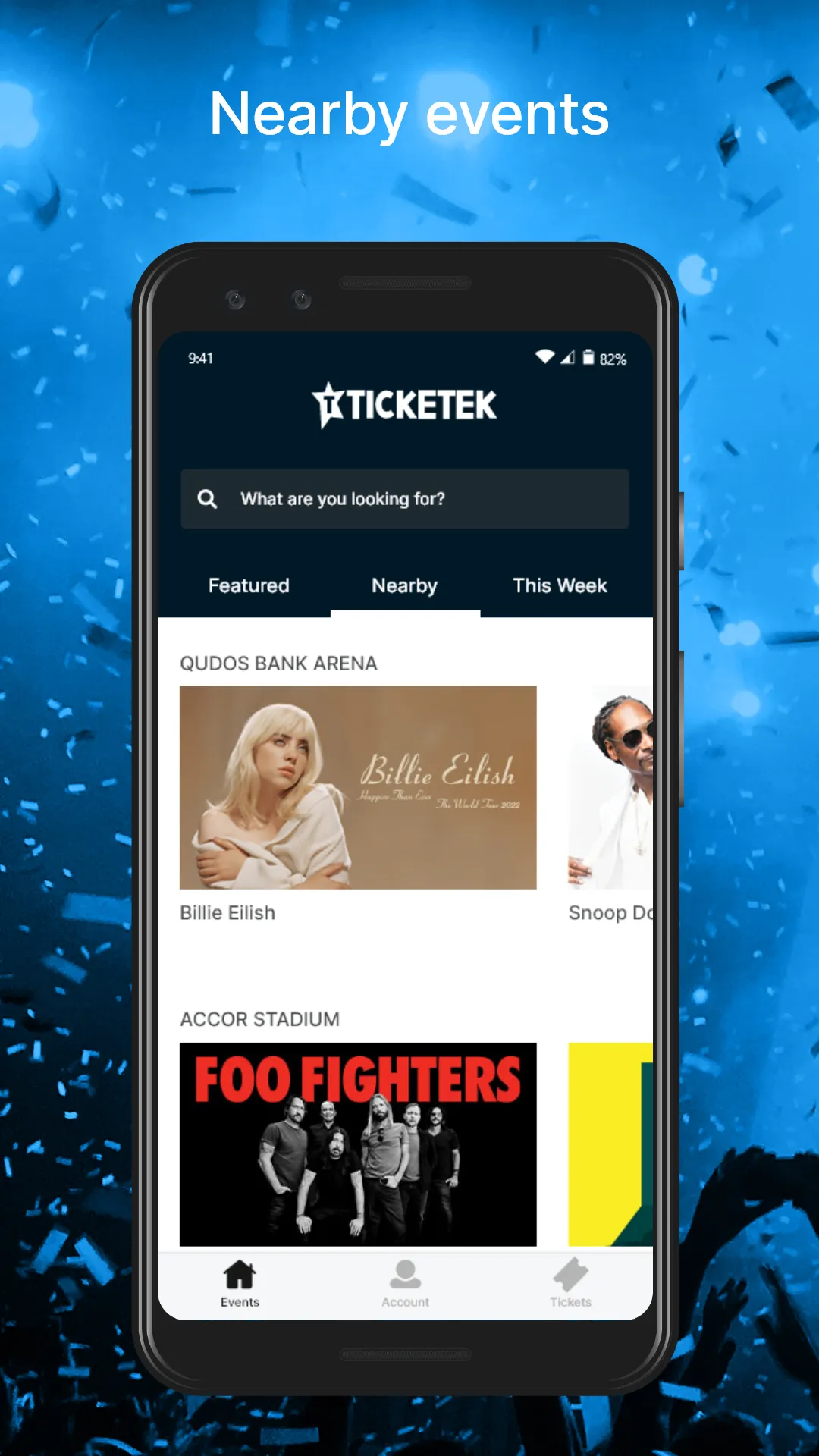 Ticketek AU | Indus Appstore | Screenshot