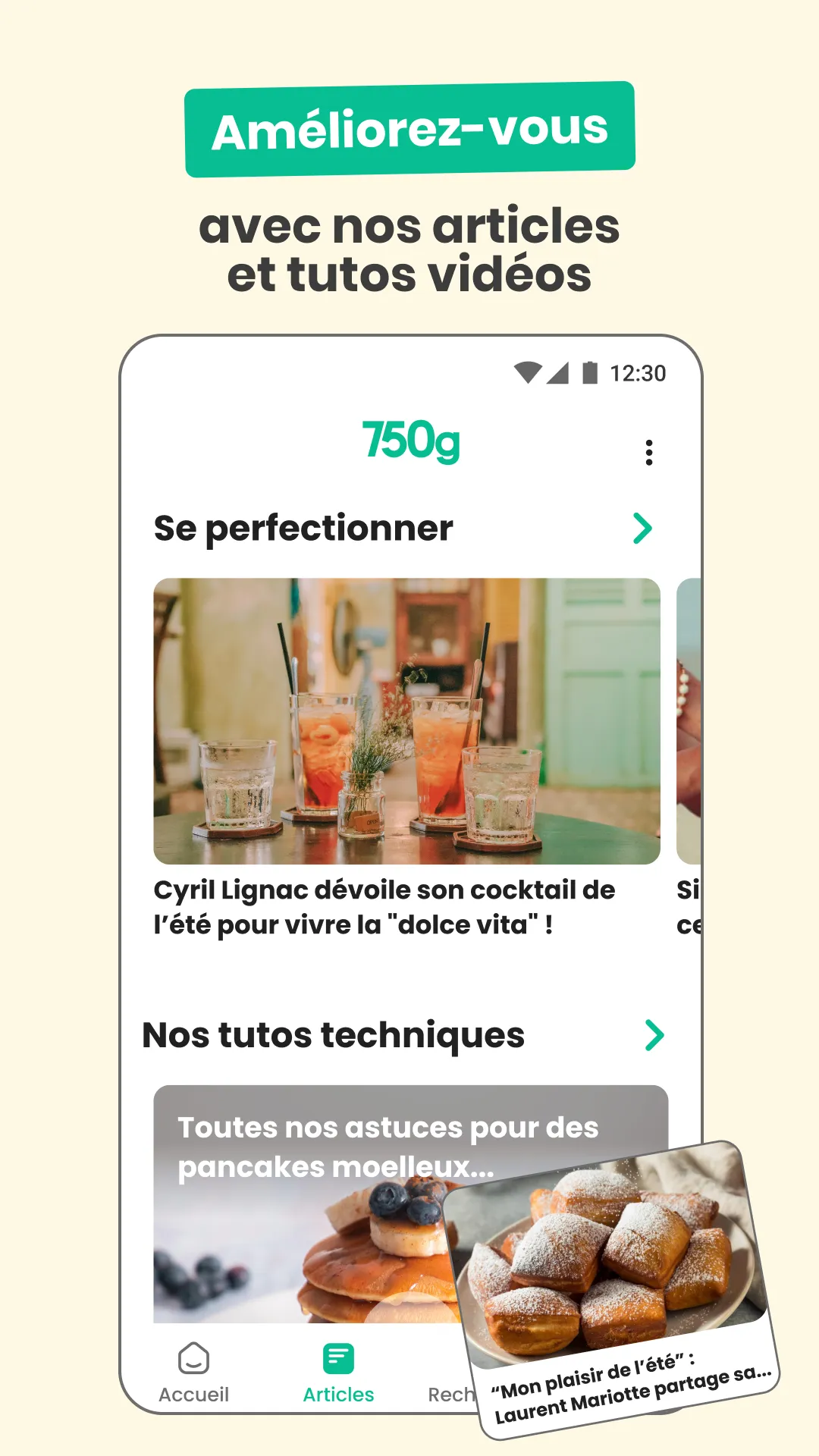 750g - Recettes de cuisine | Indus Appstore | Screenshot