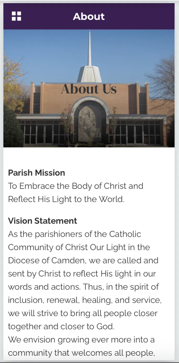 Christ our Light - Cherry Hill | Indus Appstore | Screenshot