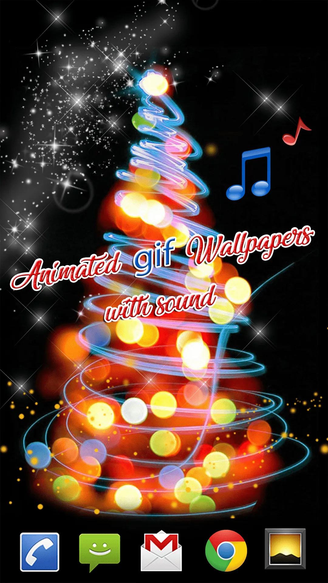 Christmas Songs Live Wallpaper | Indus Appstore | Screenshot