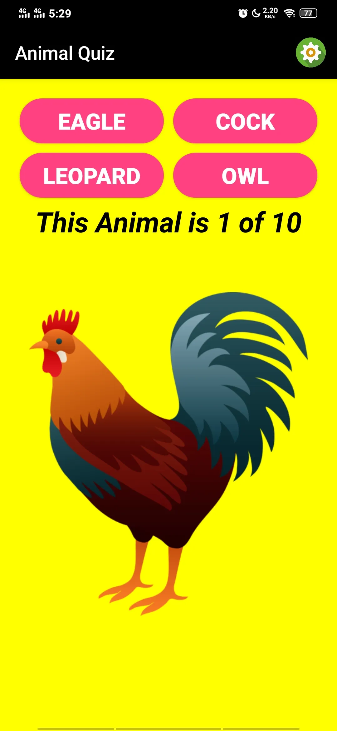 Animal Quiz | Indus Appstore | Screenshot