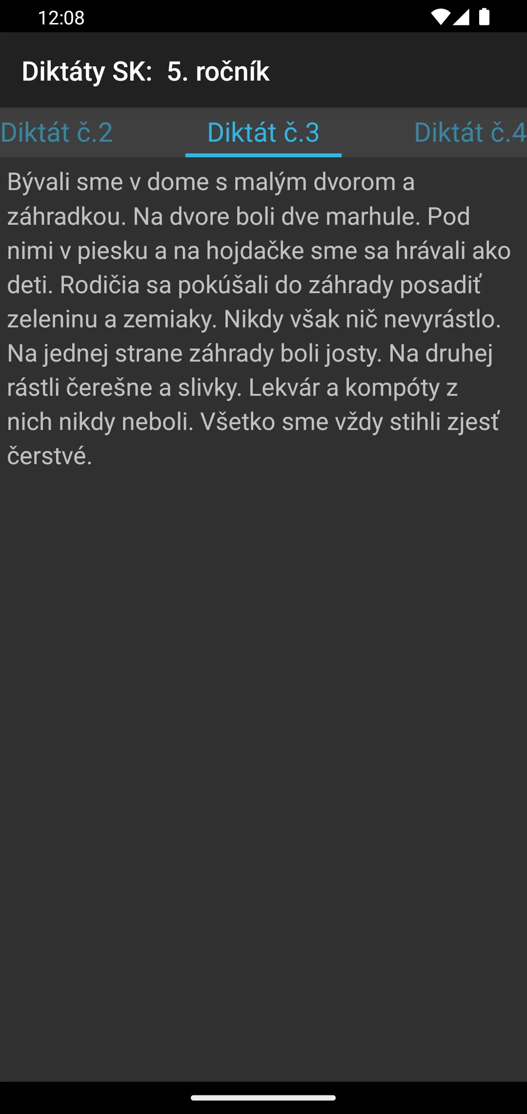 Diktáty SK | Indus Appstore | Screenshot