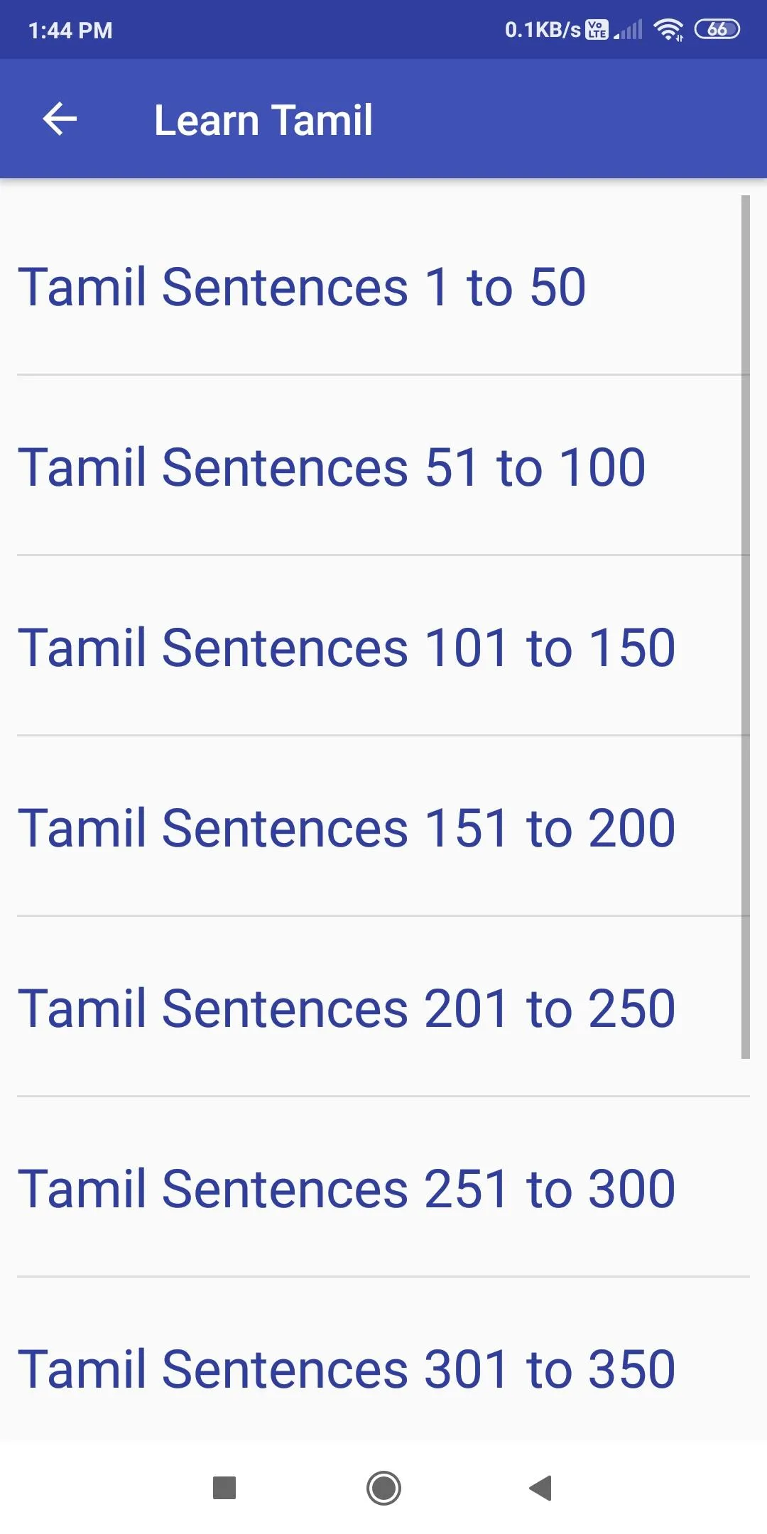 Learn Tamil through English | Indus Appstore | Screenshot