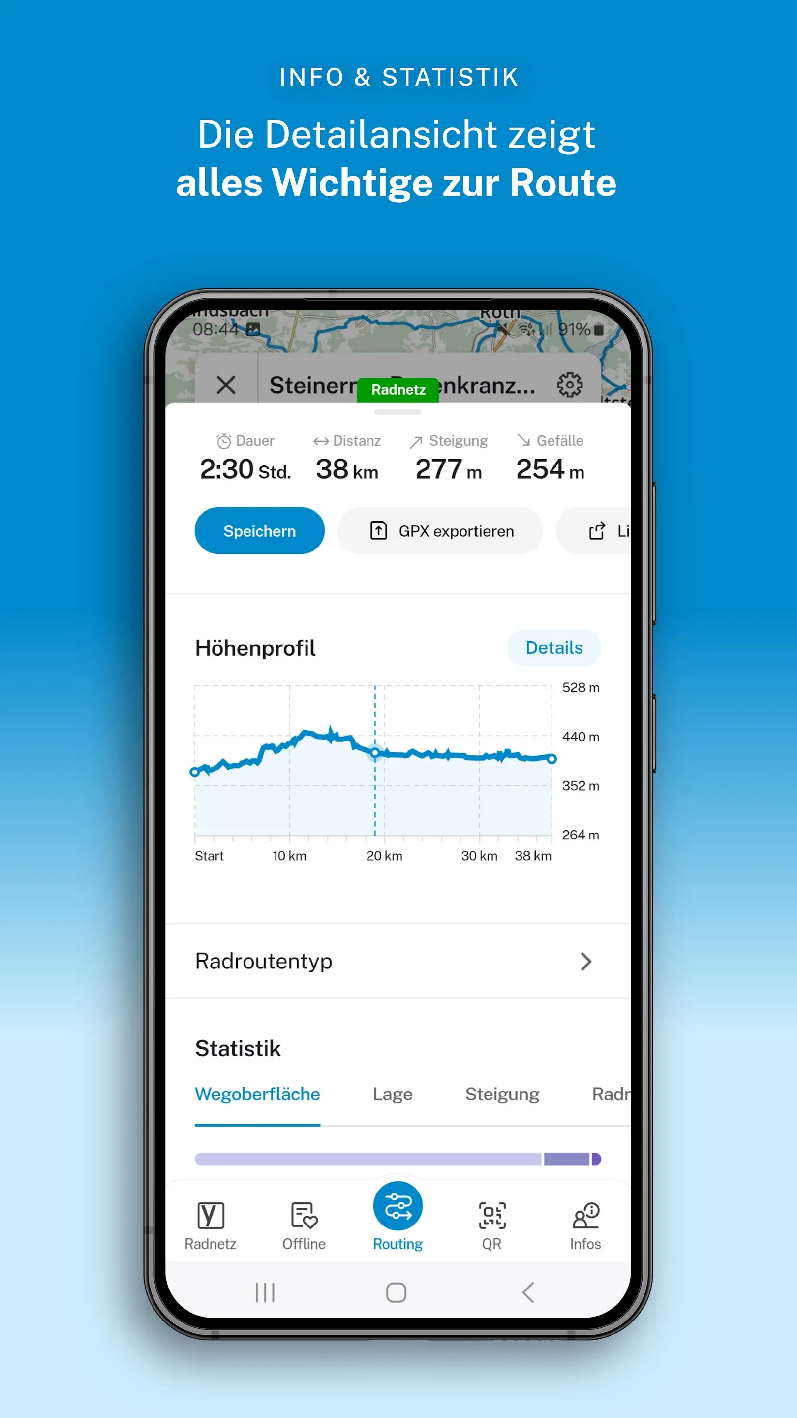 RadroutenPlaner Bayern | Indus Appstore | Screenshot