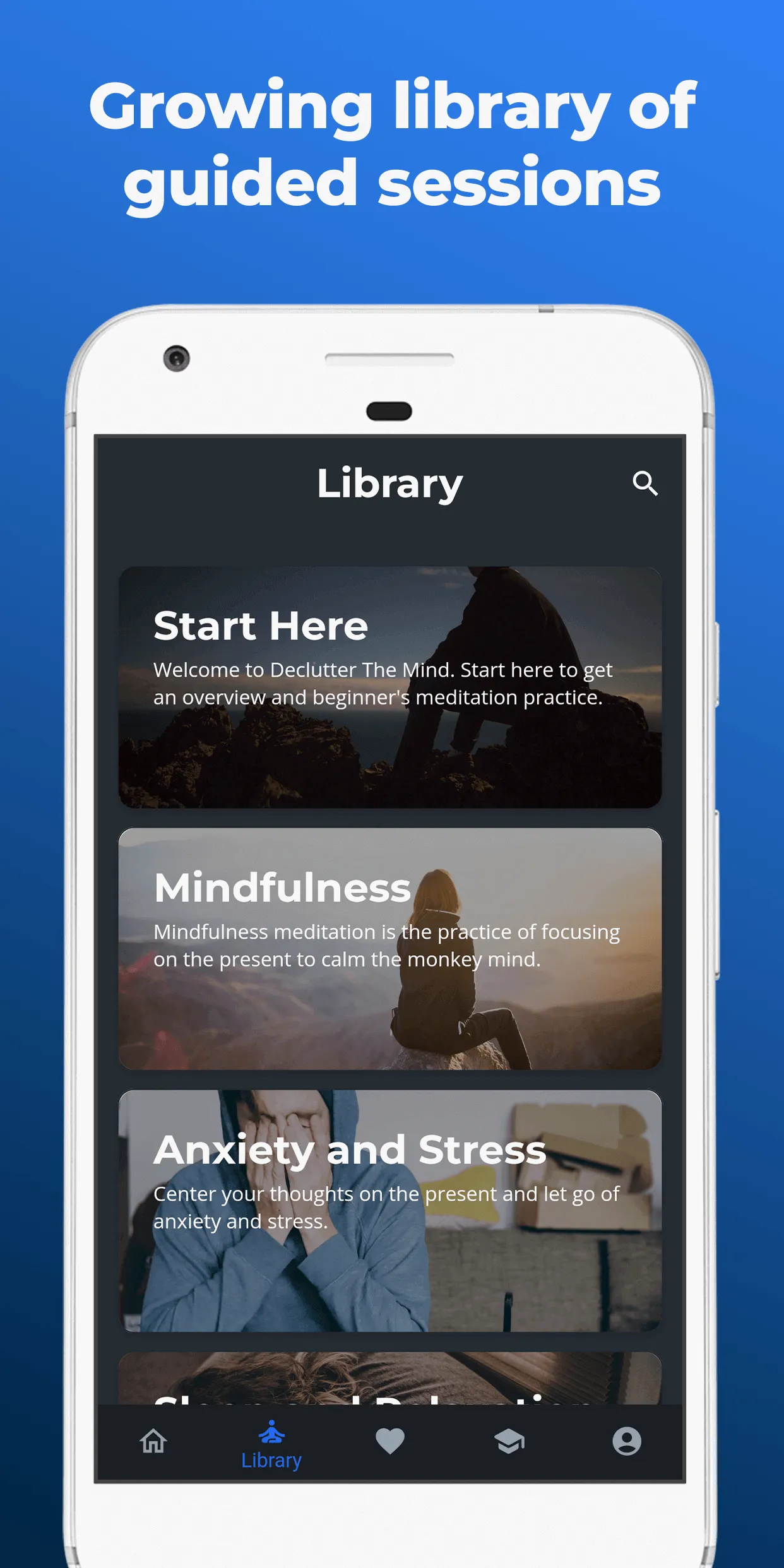 Declutter The Mind Meditation | Indus Appstore | Screenshot